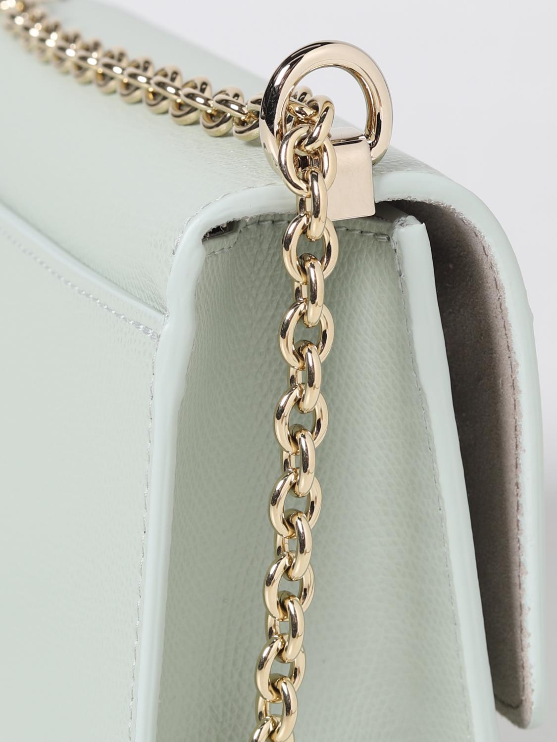FURLA BORSA MINI: Borsa 1927 Furla in pelle a micro grana, Kaki - Img 3