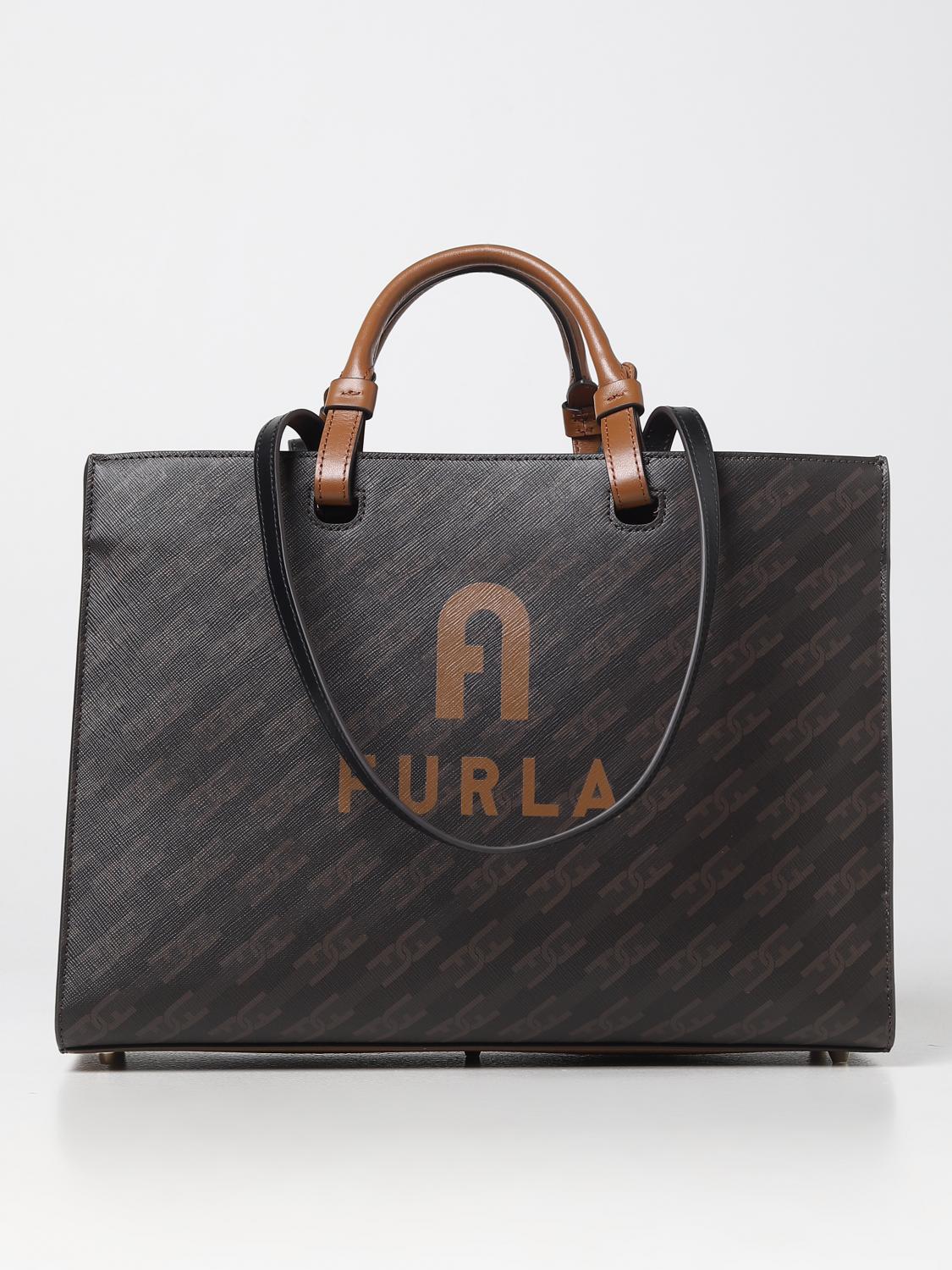FURLA BOLSO DE MANO: Bolso de hombro mujer Furla, Marrón - Img 1