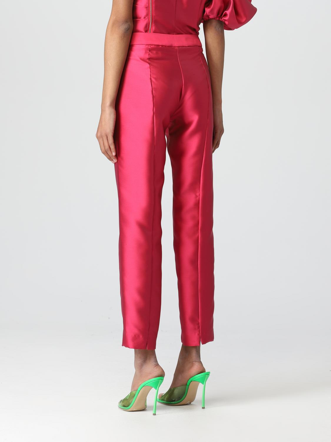 SIMONA CORSELLINI PANTALONES: Pantalón mujer Simona Corsellini, Fucsia - Img 3