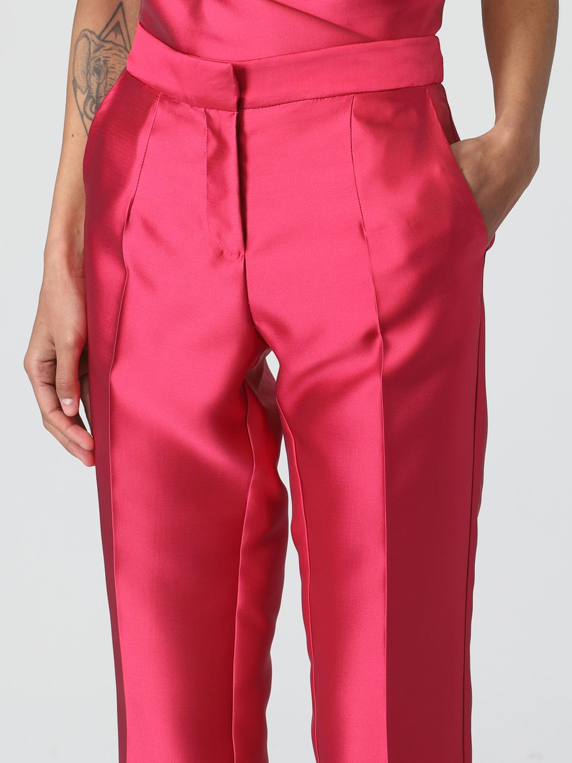 SIMONA CORSELLINI PANTALONES: Pantalón mujer Simona Corsellini, Fucsia - Img 4