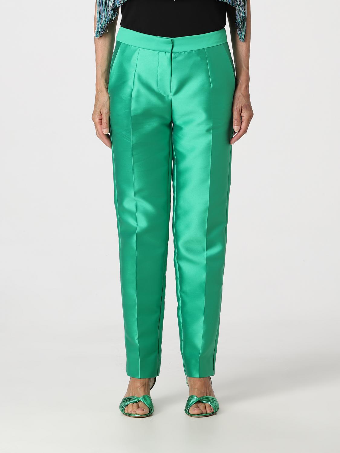 SIMONA CORSELLINI PANTALONES: Pantalón mujer Simona Corsellini, Verde - Img 1