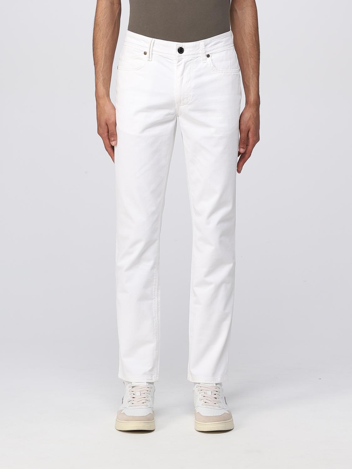 RE-HASH 裤子: 裤子 男士 Re-hash, 白色 - Img 1