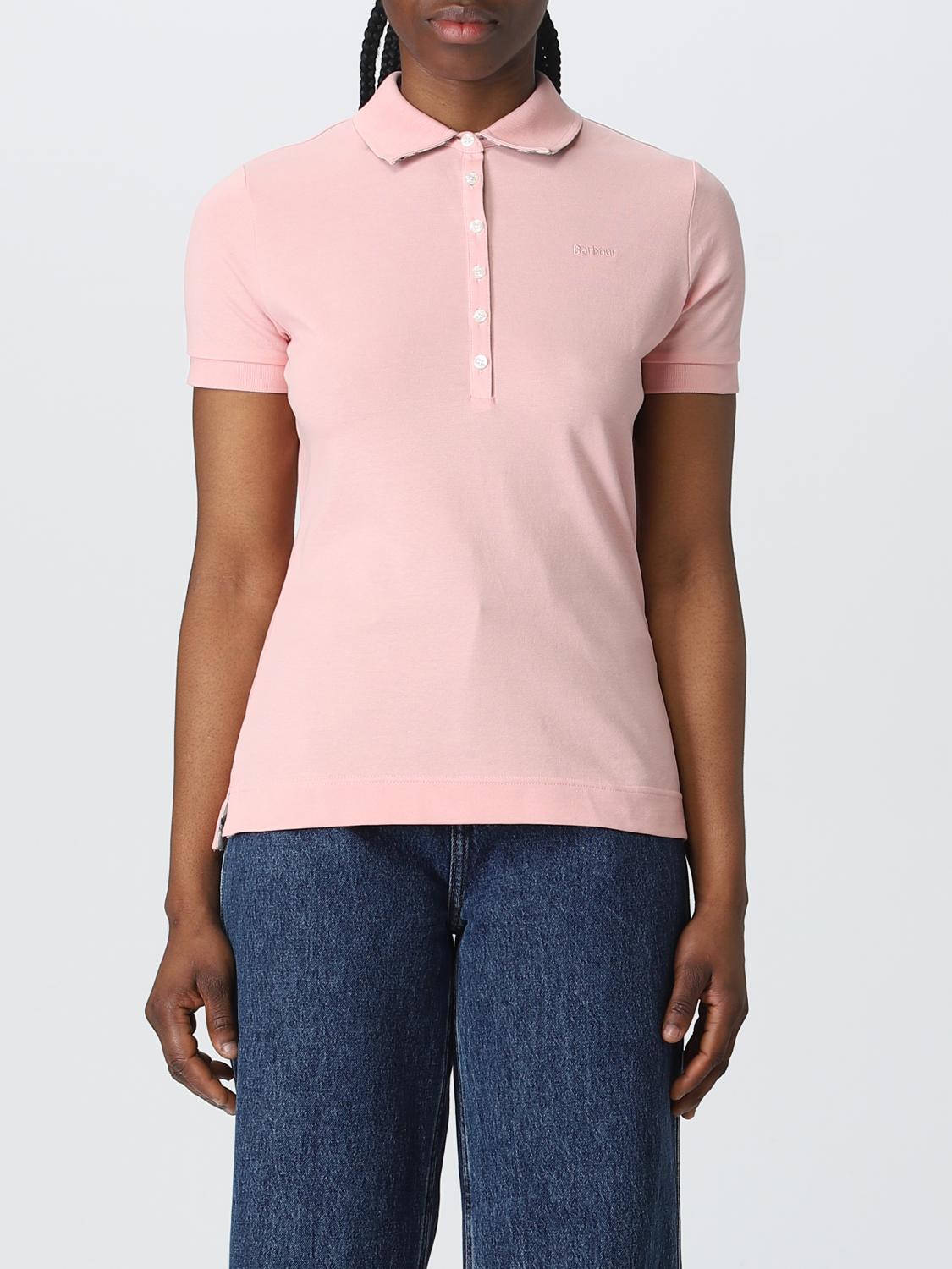 BARBOUR POLO: Polo femme Barbour, Rose - Img 1