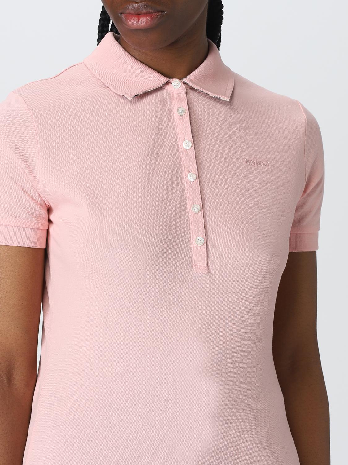 BARBOUR POLO: Polo femme Barbour, Rose - Img 3