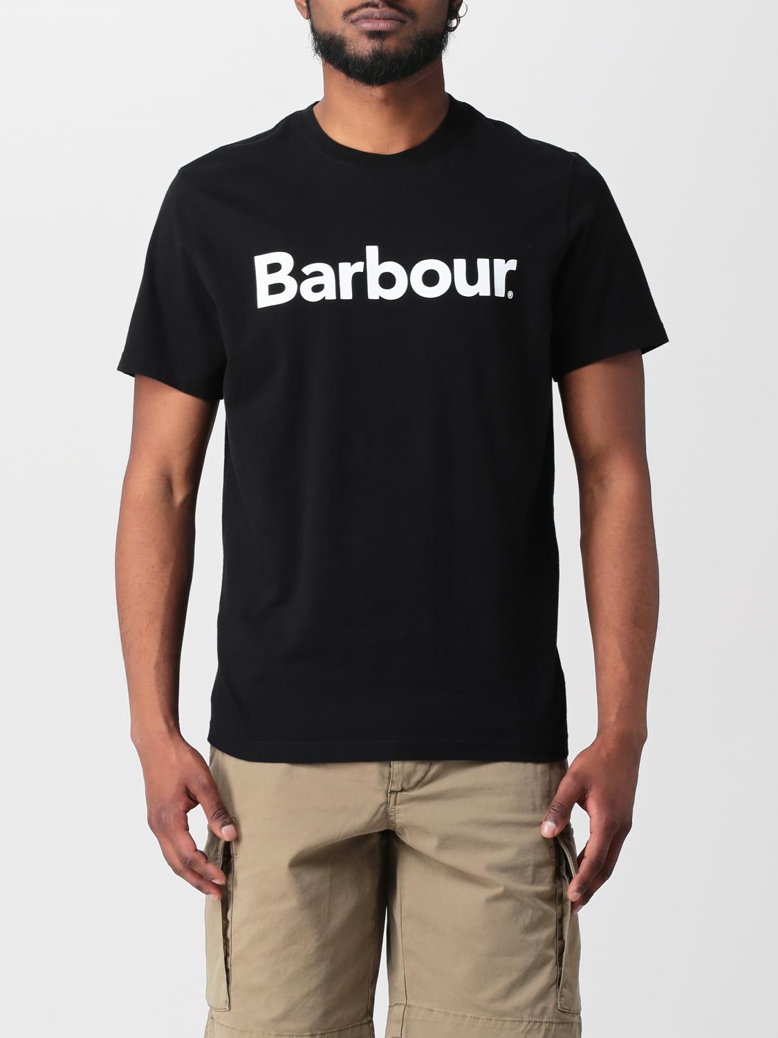 BARBOUR T-SHIRT: T-shirt men Barbour, Black - Img 1