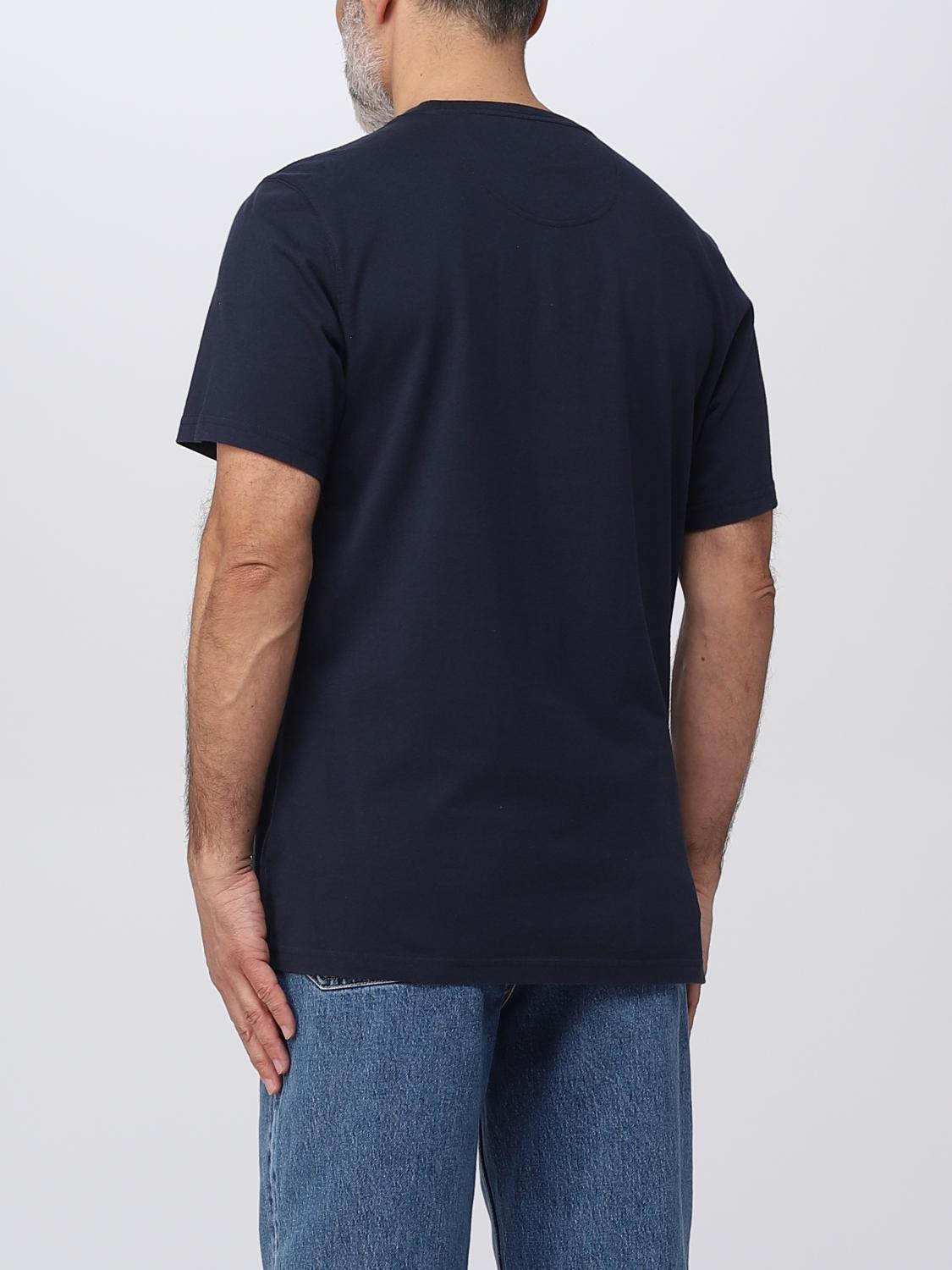BARBOUR T-SHIRT: T-shirt men Barbour, Blue - Img 2