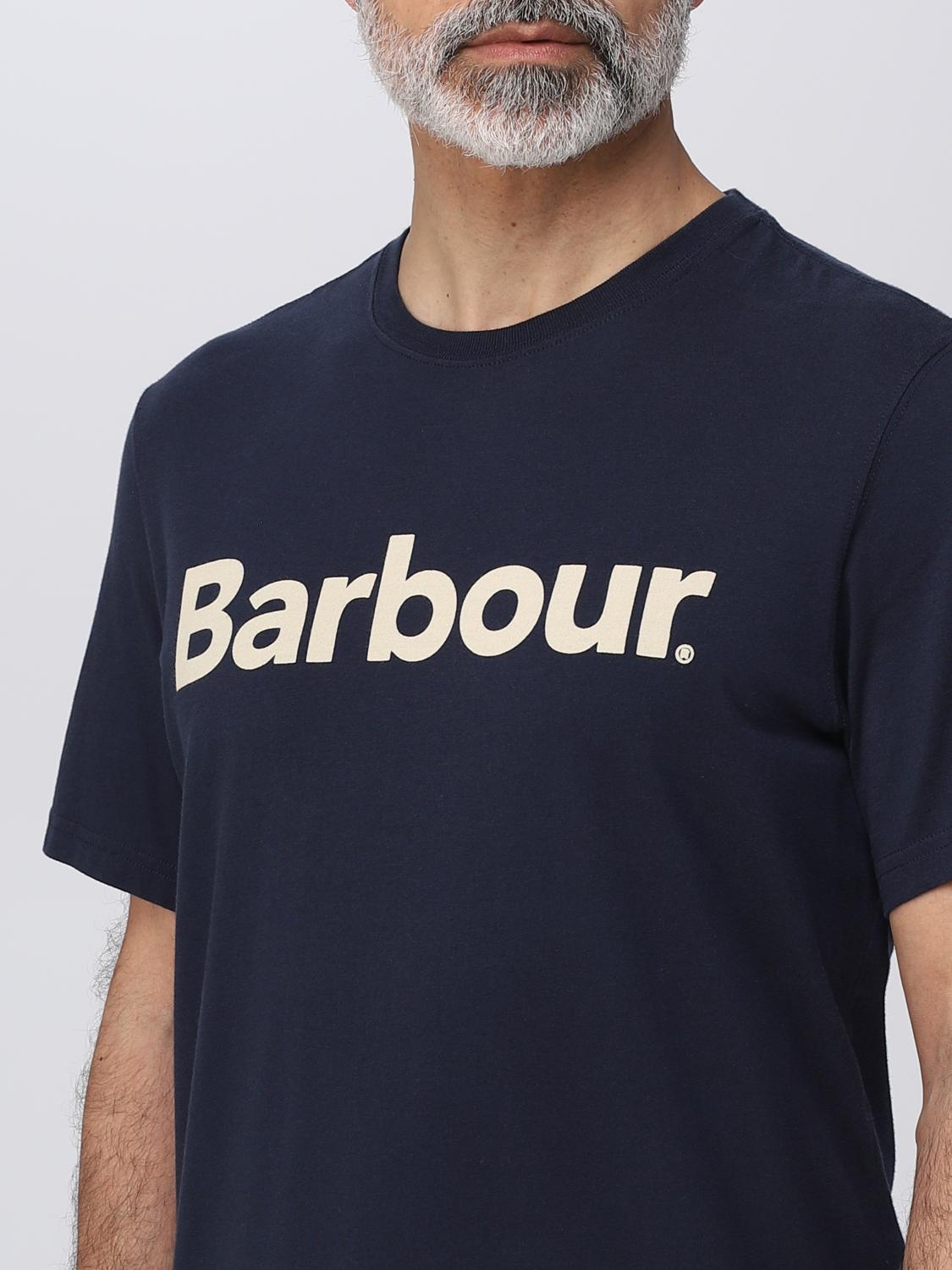 BARBOUR T-SHIRT: T-shirt men Barbour, Blue - Img 3