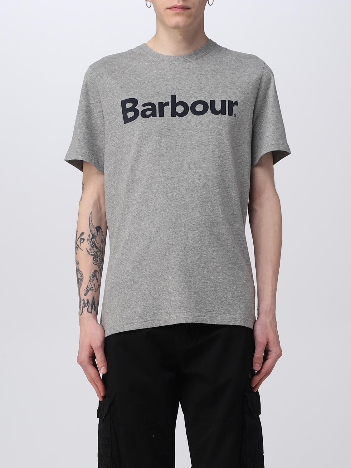 BARBOUR T-SHIRT: T-shirt men Barbour, Grey - Img 1
