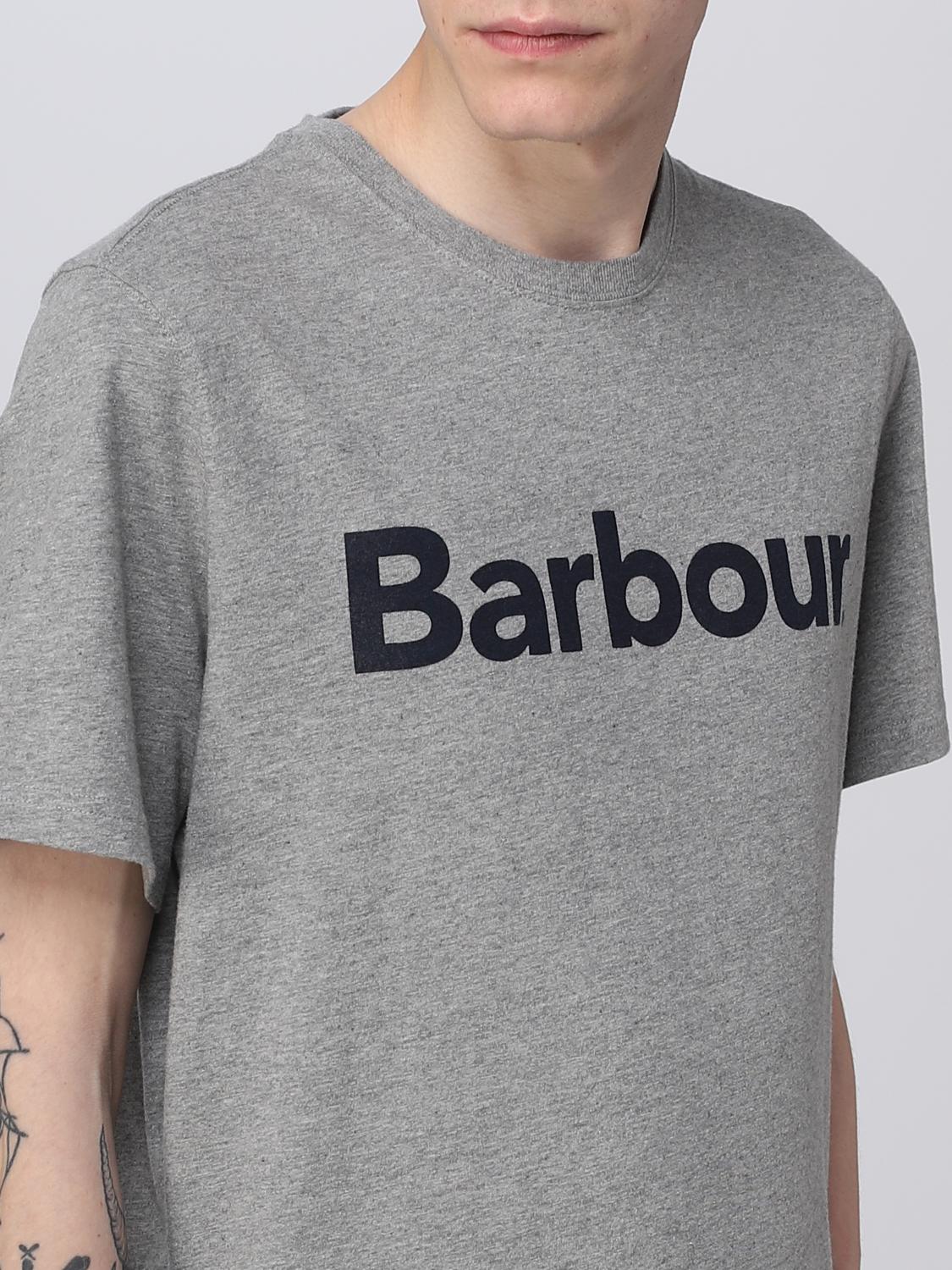 BARBOUR T-SHIRT: T-shirt men Barbour, Grey - Img 3