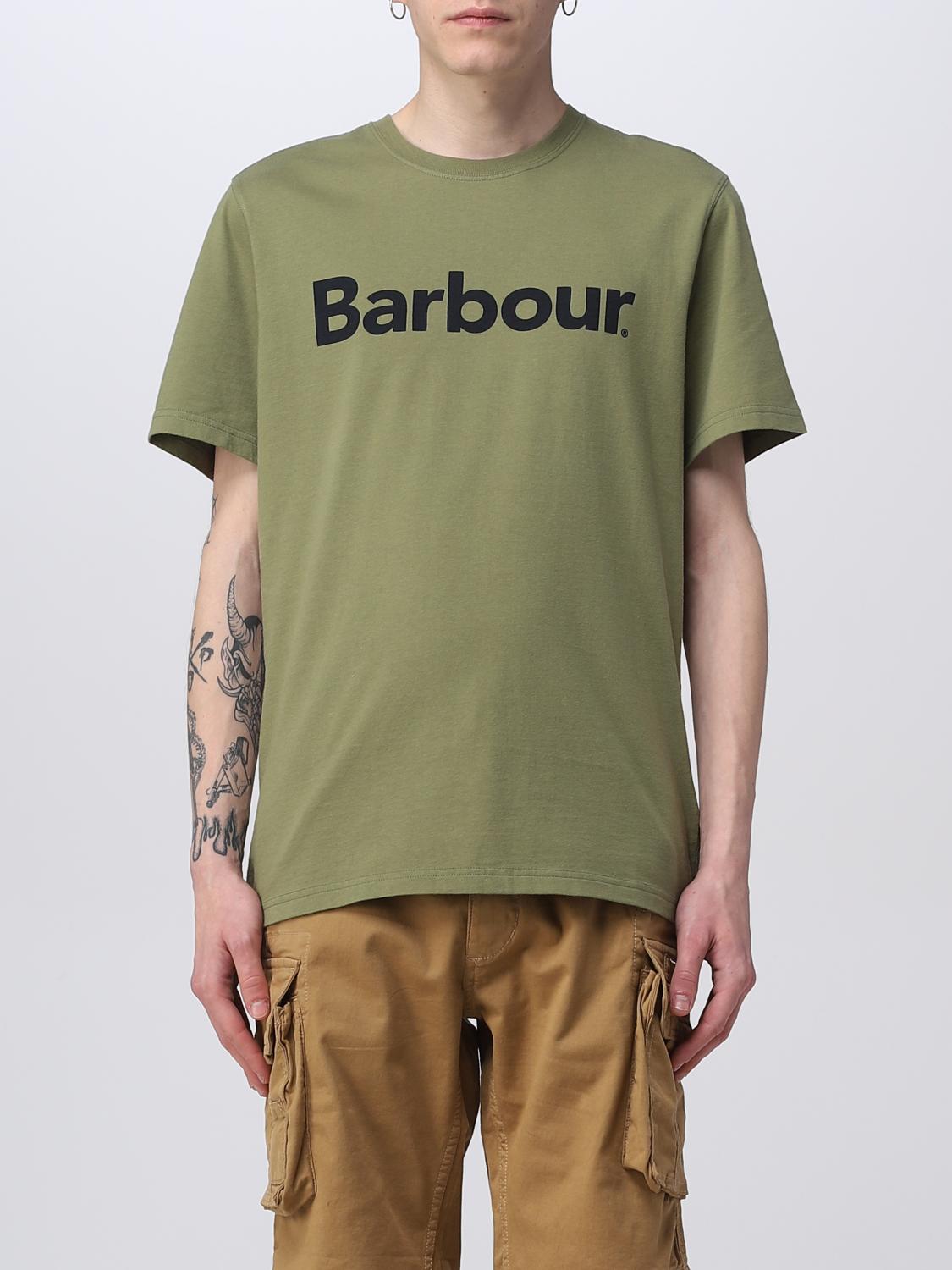 BARBOUR T-SHIRT: T-shirt men Barbour, Olive - Img 1