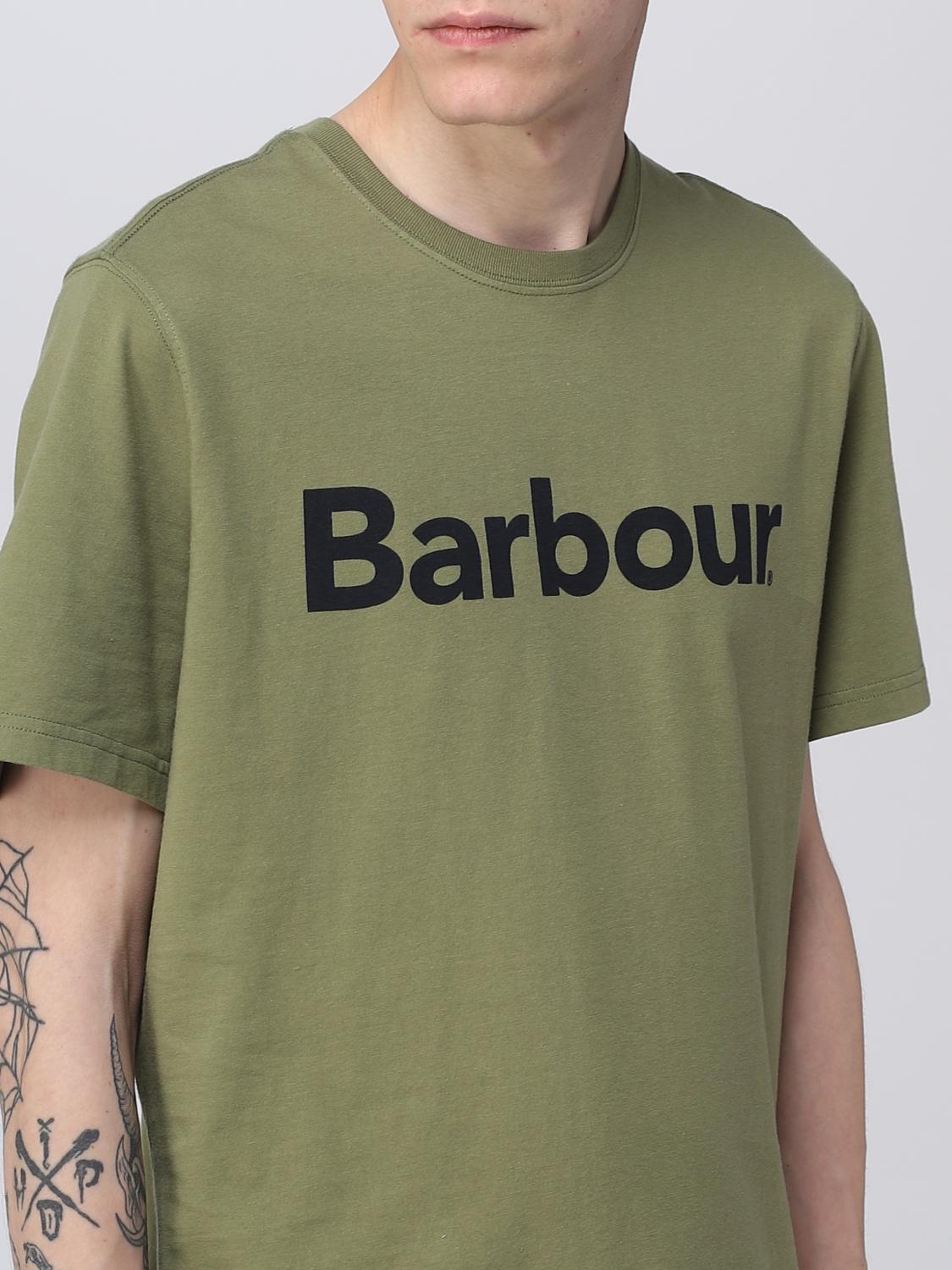 BARBOUR T-SHIRT: T-shirt men Barbour, Olive - Img 3