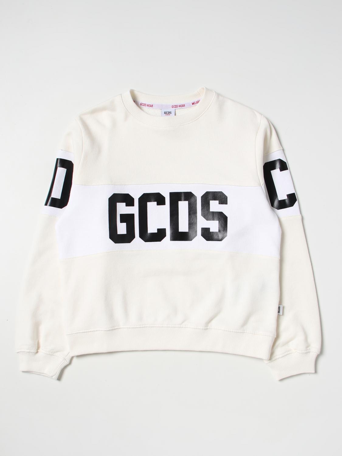 GCDS JUNIOR PULL: Pull enfant GCDS Kids, Blanc - Img 1