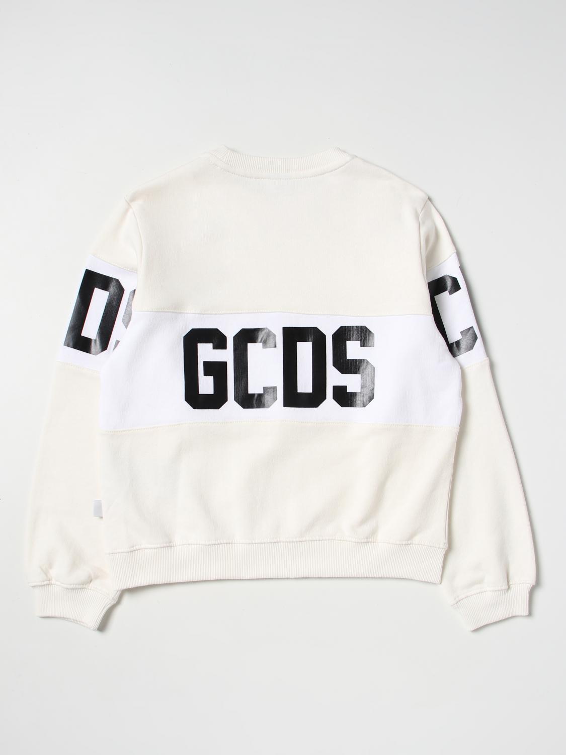 GCDS JUNIOR PULL: Pull enfant GCDS Kids, Blanc - Img 2