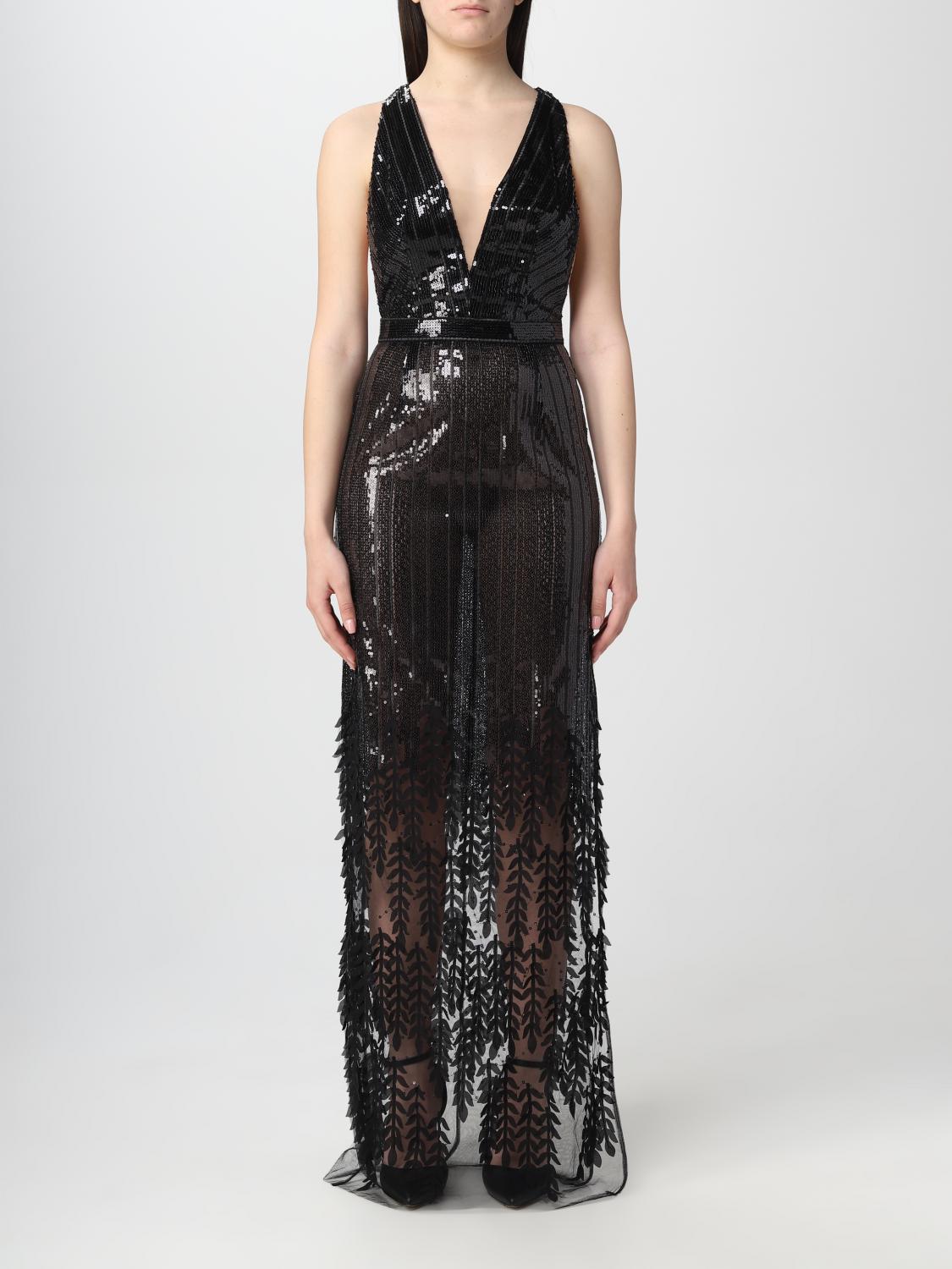 ELISABETTA FRANCHI VESTIDO: Vestido mujer Elisabetta Franchi, Negro - Img 1