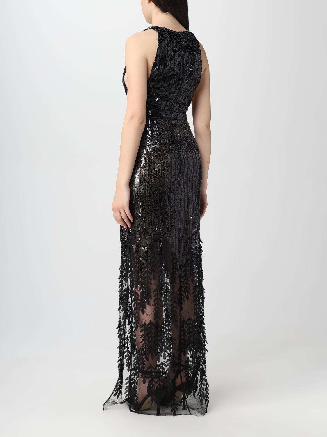 ELISABETTA FRANCHI VESTIDO: Vestido mujer Elisabetta Franchi, Negro - Img 2