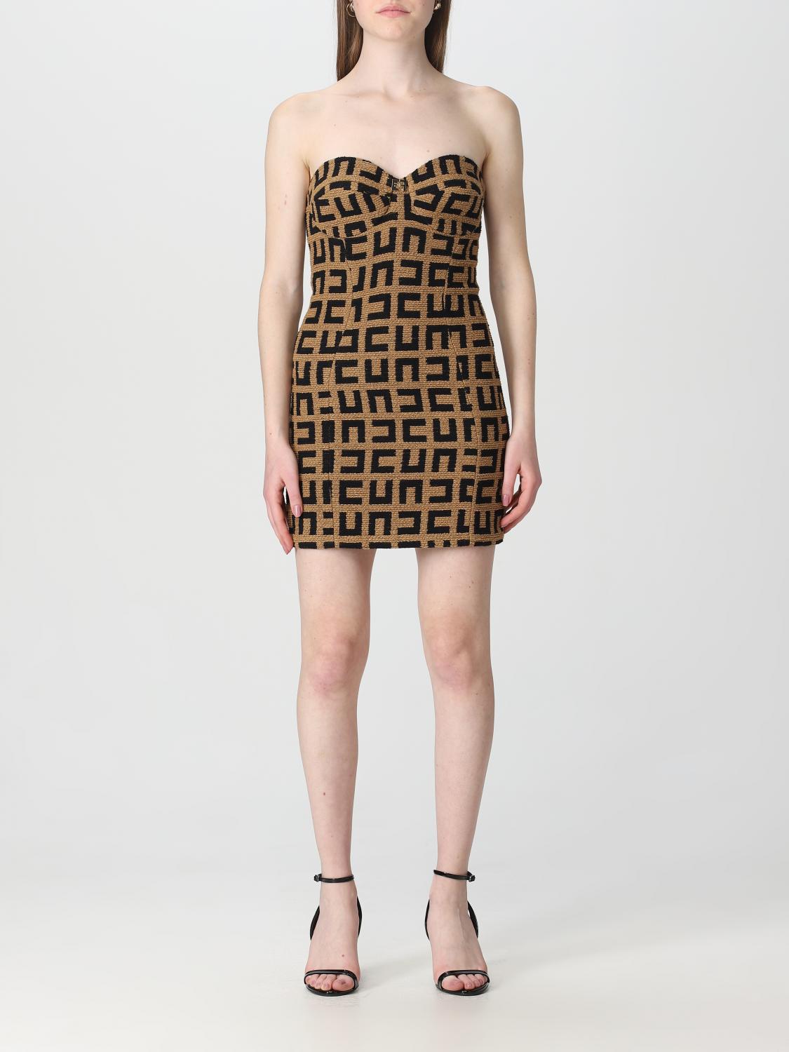 ELISABETTA FRANCHI ABITO: Abito Elisabetta Franchi in tweed, Nero 1 - Img 1