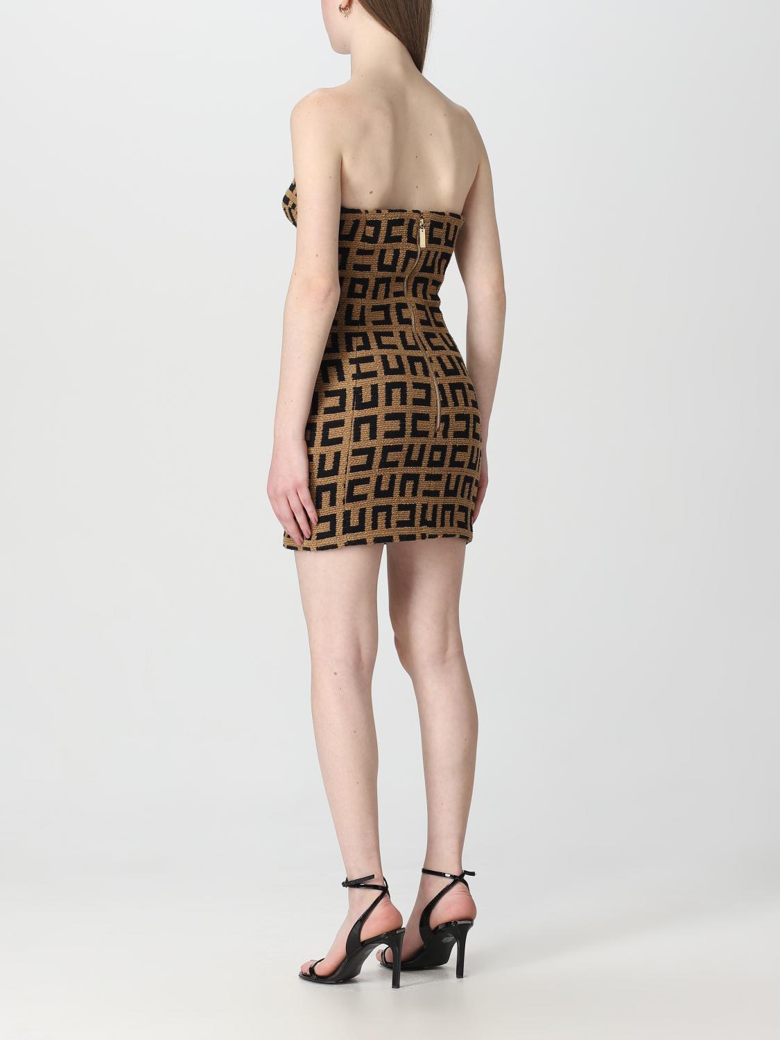 ELISABETTA FRANCHI ABITO: Abito Elisabetta Franchi in tweed, Nero 1 - Img 2