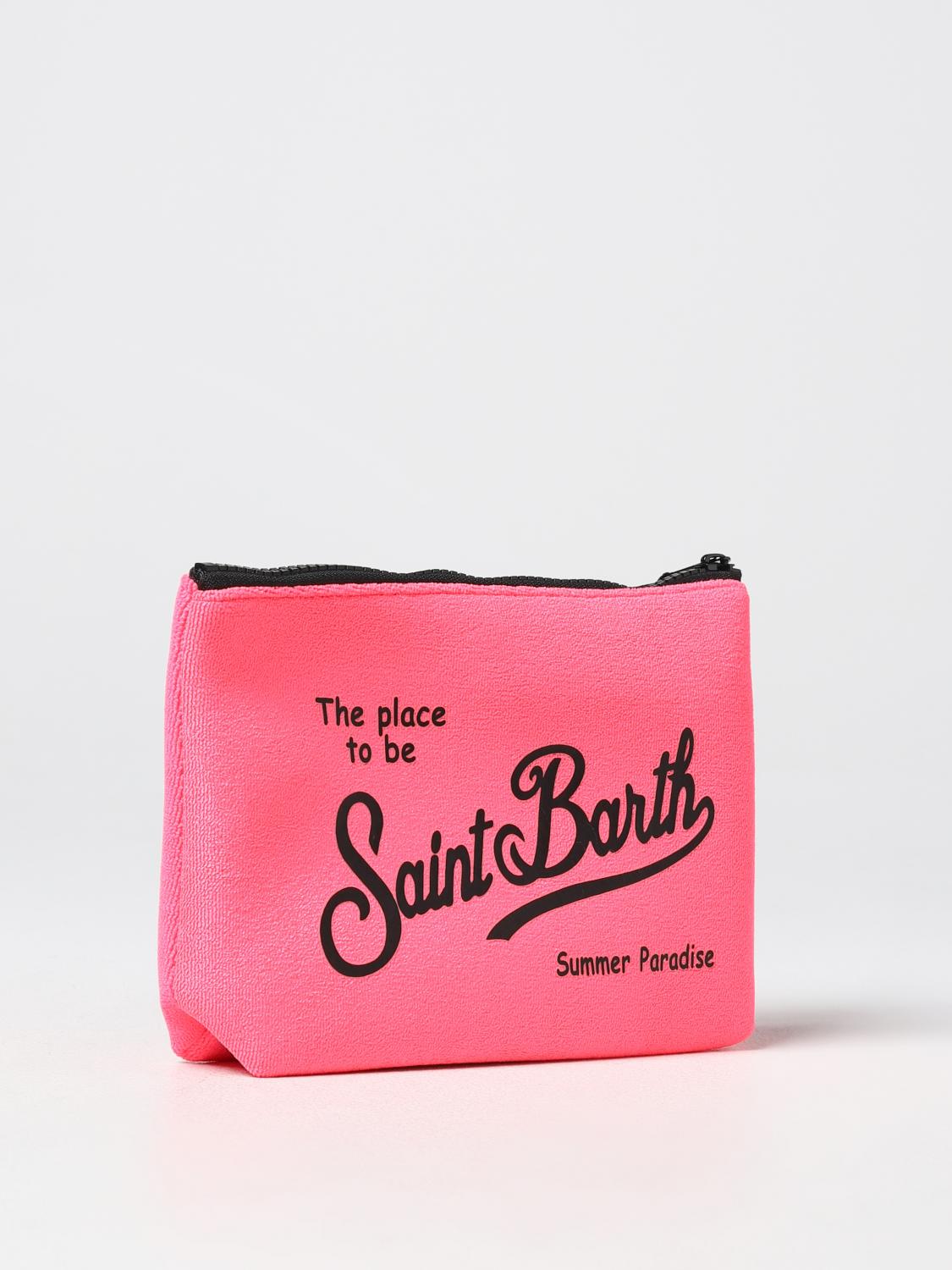 MC2 SAINT BARTH BORSA: Clutch Aline Mc2 Saint Barth in spugna, Fuxia - Img 2