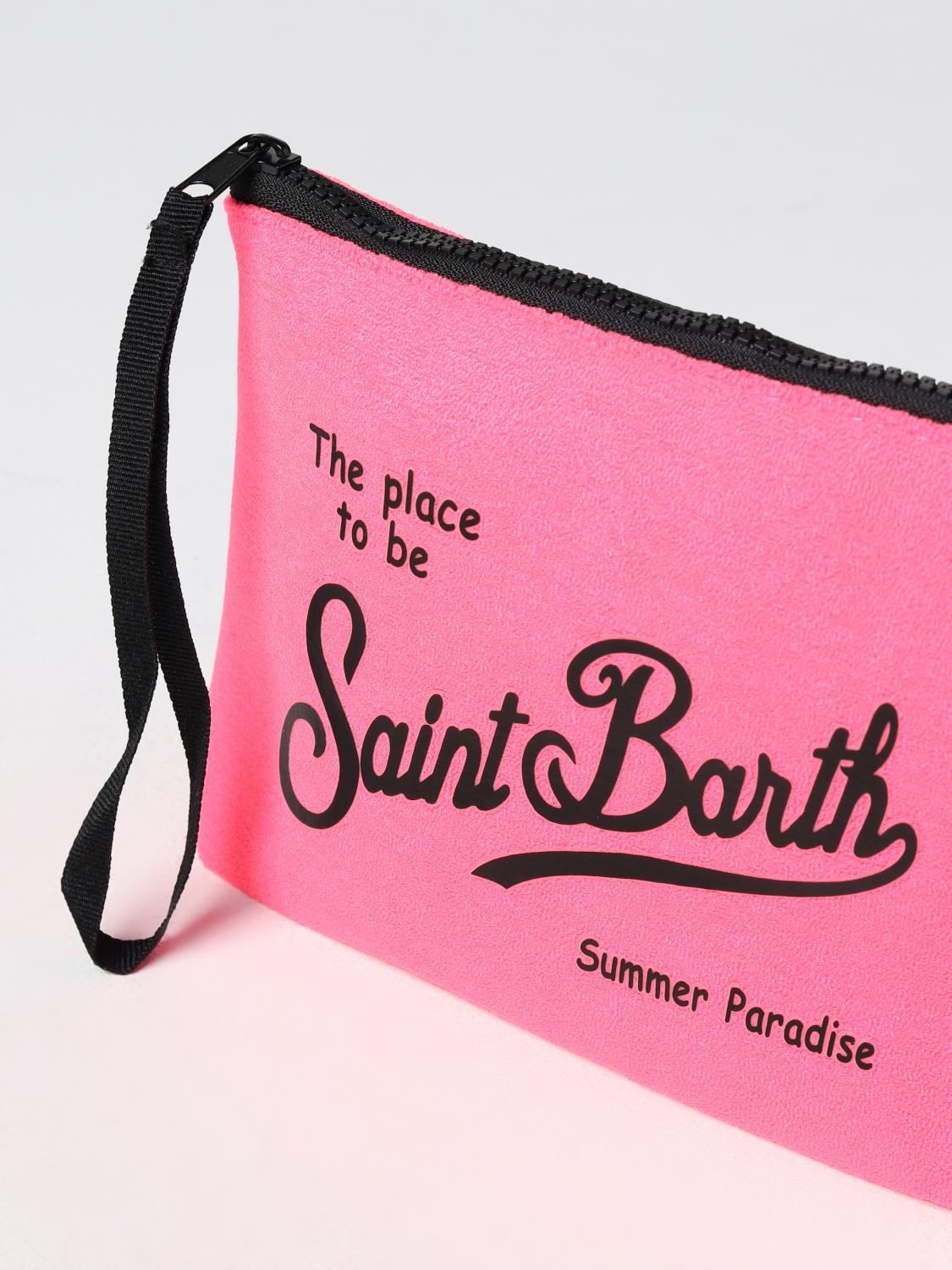 MC2 SAINT BARTH BORSA: Clutch Aline Mc2 Saint Barth in spugna, Fuxia - Img 3