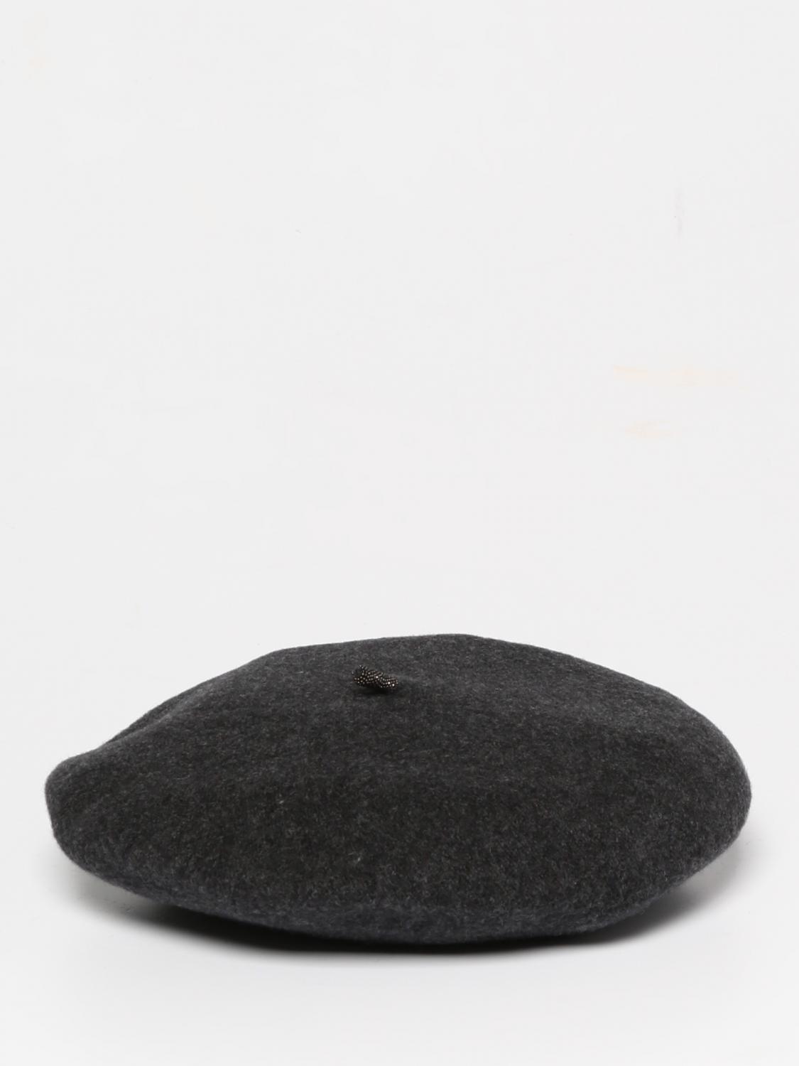 Brunello Cucinelli hat in wool - Grey | MCAP90136 | GIGLIO.COM Brunello Cucinelli hat in wool - Grey | MCAP90136 | GIGLIO.COM