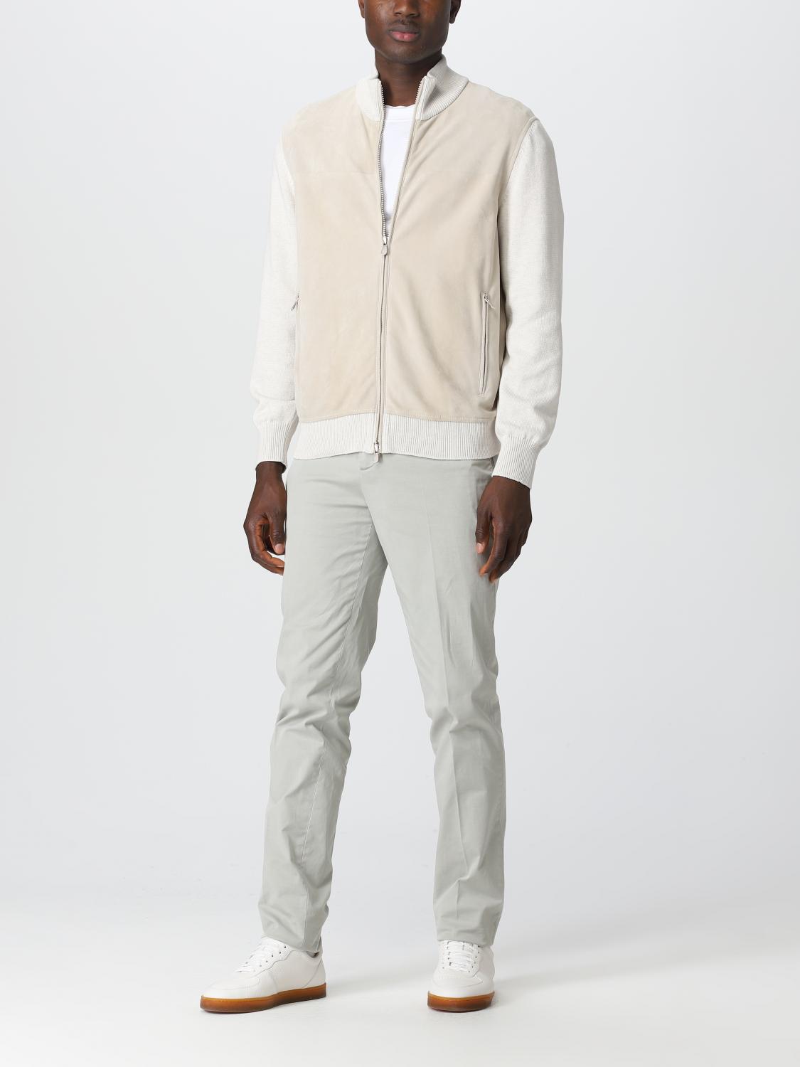 BRUNELLO CUCINELLI 팬츠: 팬츠 남성 Brunello Cucinelli, 그레이 - Img 2