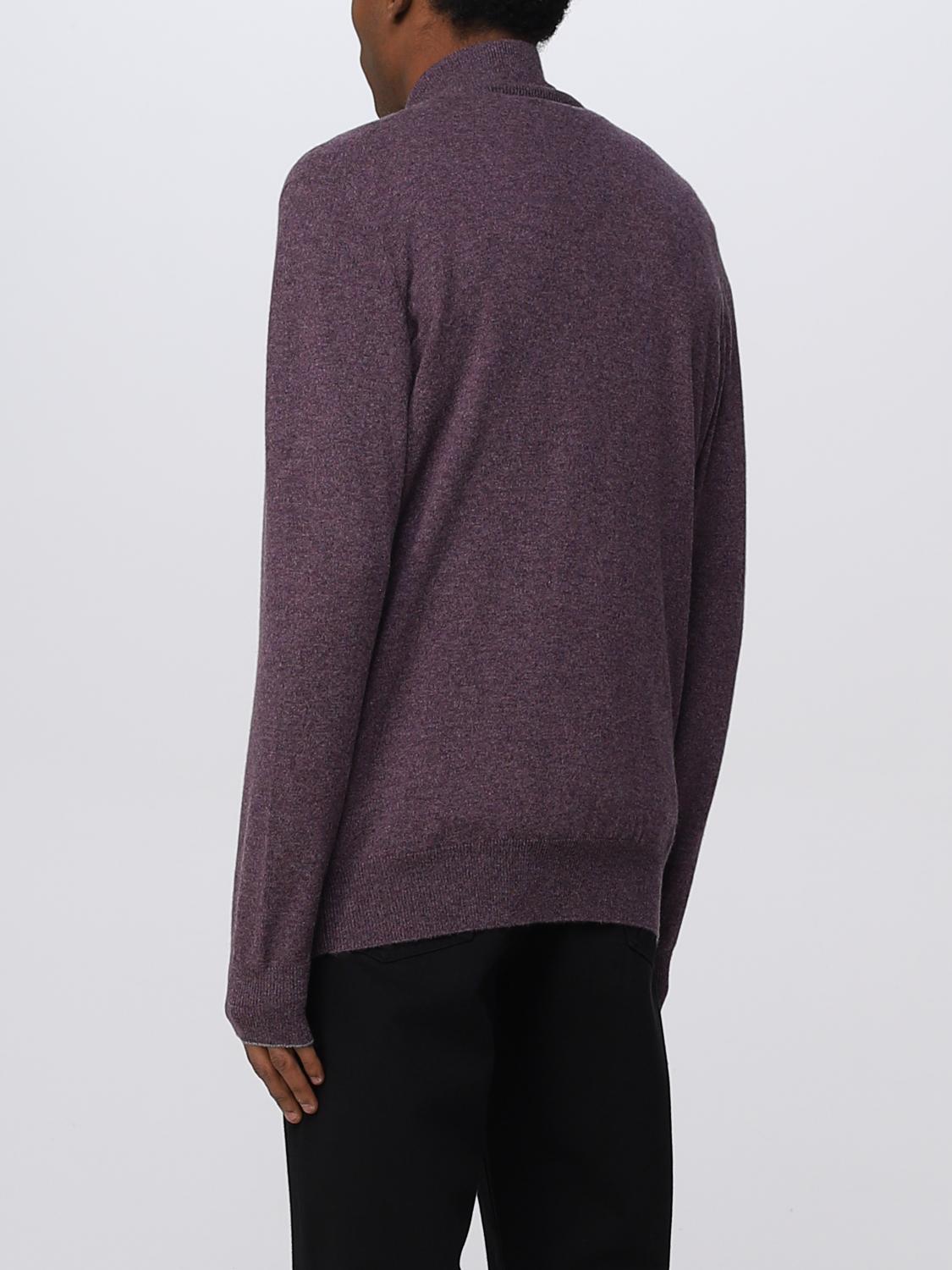 BRUNELLO CUCINELLI STRICKJACKE: Pullover herren Brunello Cucinelli, Violett - Img 3