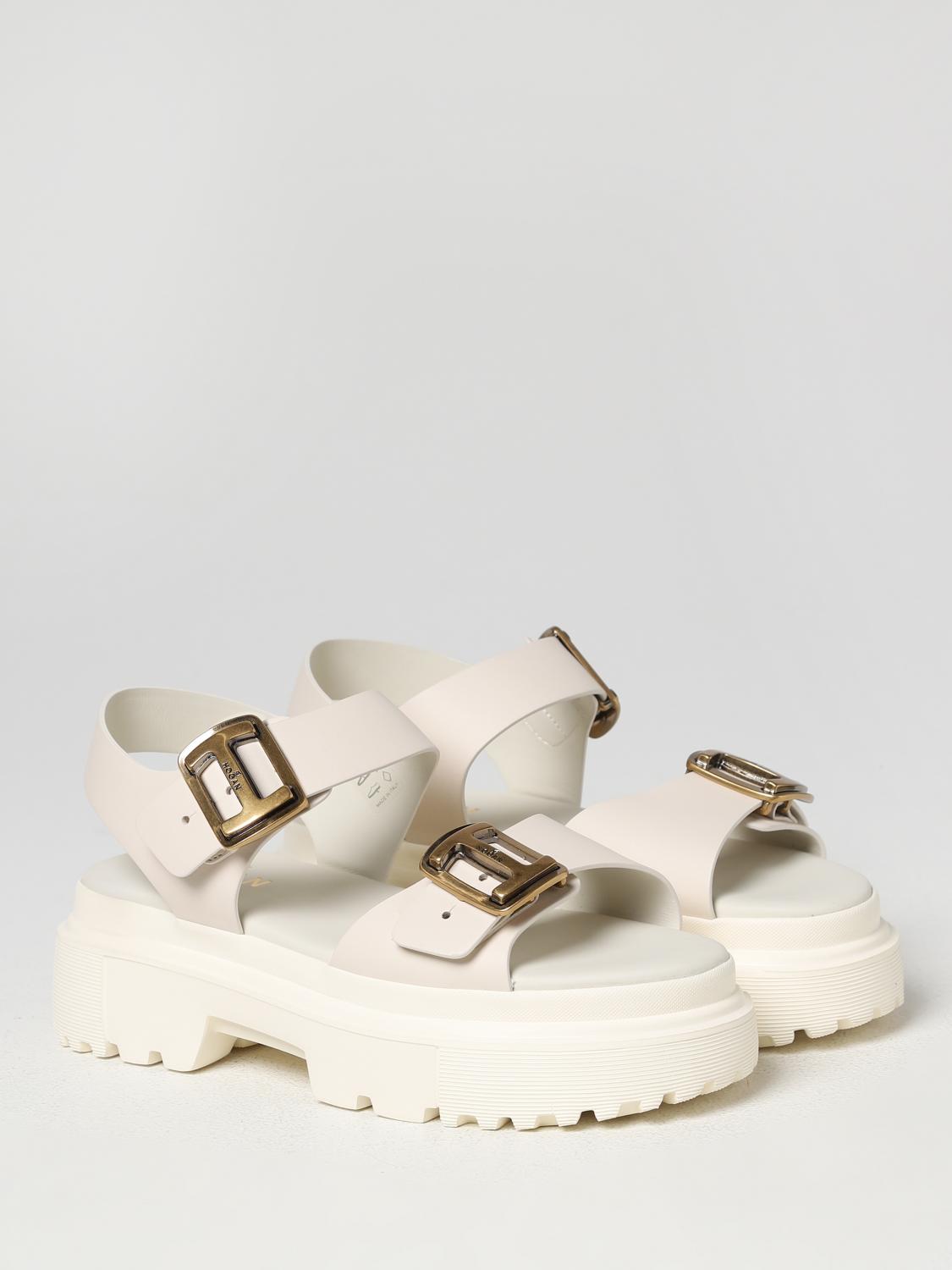 HOGAN FLACHE SANDALEN: Schuhe damen Hogan, Grau - Img 2