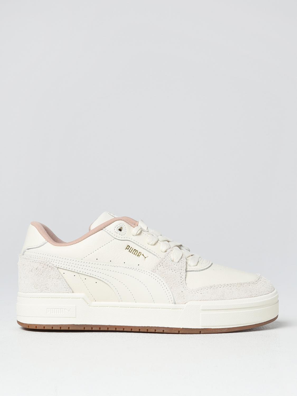PUMA SNEAKERS: Sneakers CA Pro Lux Puma in pelle, Avorio - Img 1