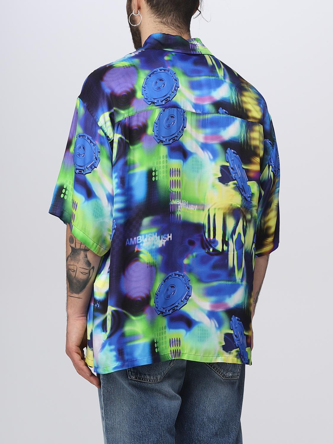 AMBUSH CAMICIA: Camicia Ambush in cotone, Azzurro - Img 2