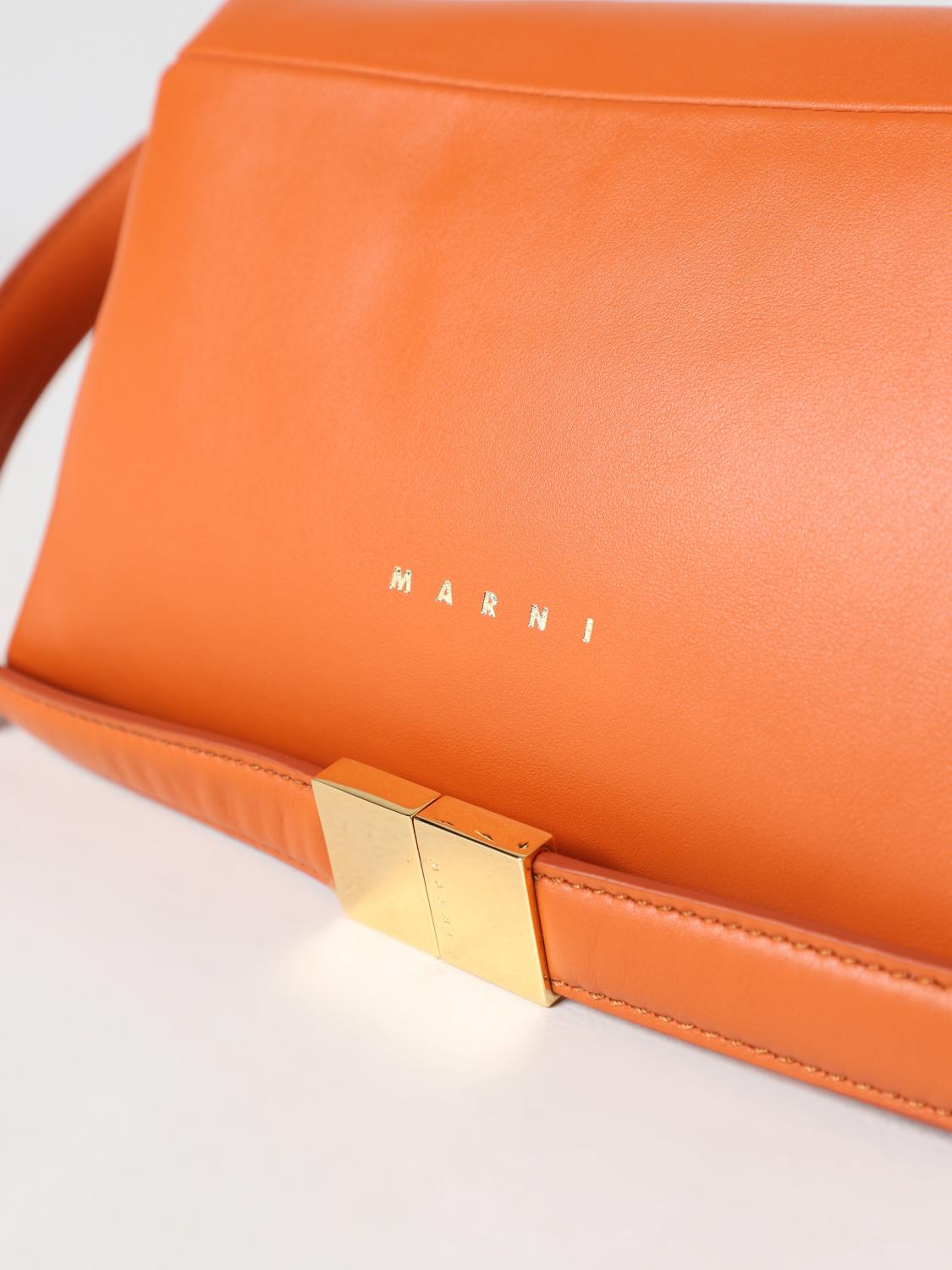 MARNI クロスボディバッグ: ショルダーバッグ レディース Marni, オレンジ - Img 3