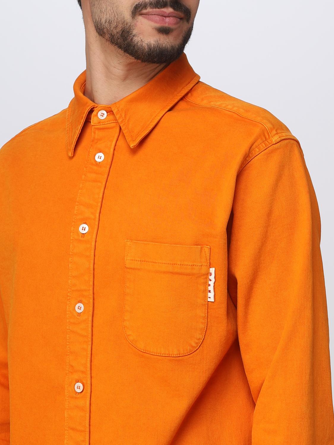 Marni シャツ メンズ - オレンジ | CUJU0015A0USCV12 | GIGLIO.COM
