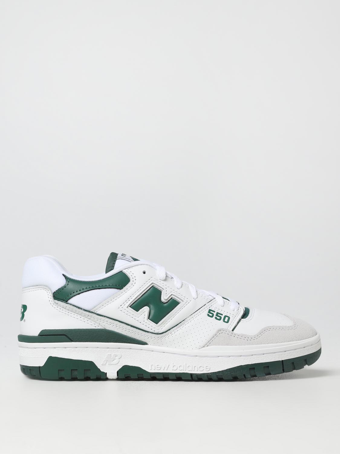 NEW BALANCE: Sneakers men Green New Balance sneakers BB550WT1