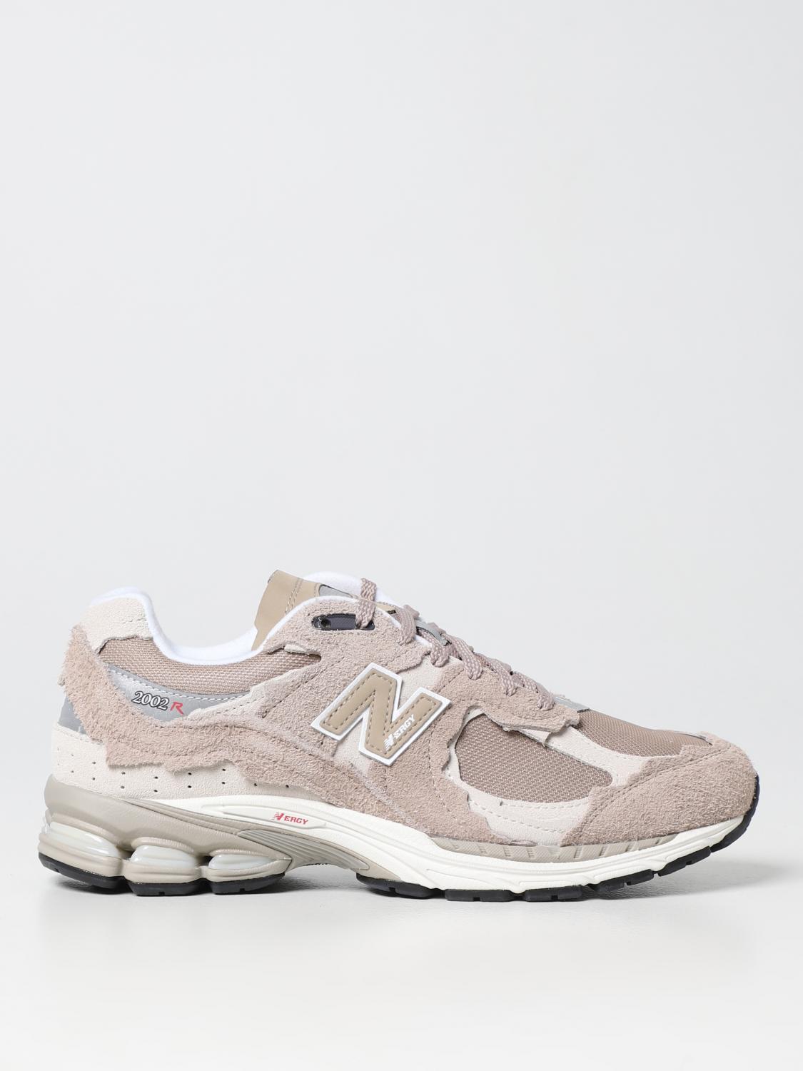 NEW BALANCE SNEAKERS: Sneakers 2002RD New Balance in suede e mesh, Beige - Img 1