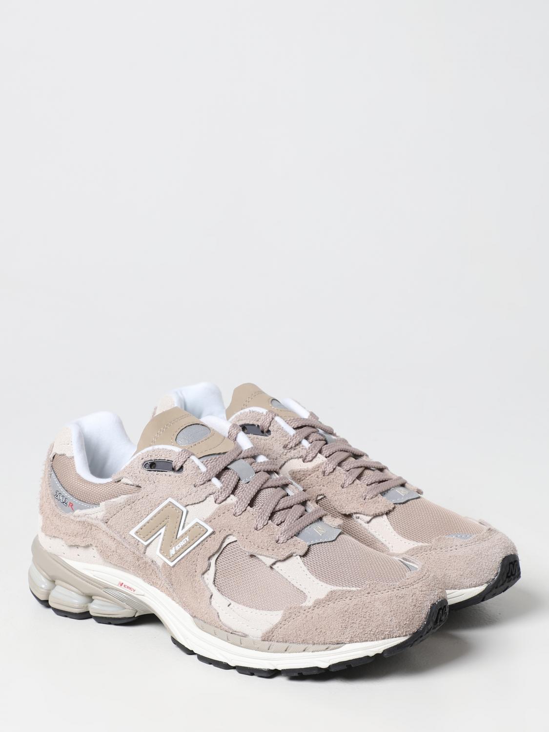 NEW BALANCE SNEAKERS: Sneakers 2002RD New Balance in suede e mesh, Beige - Img 2