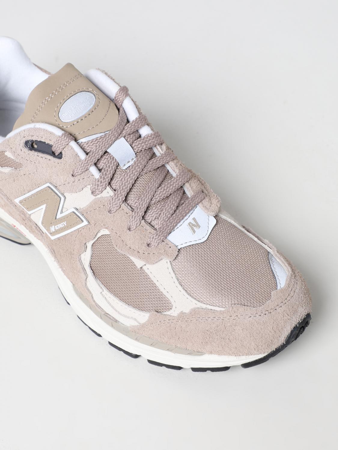 NEW BALANCE SNEAKERS: Sneakers 2002RD New Balance in suede e mesh, Beige - Img 4