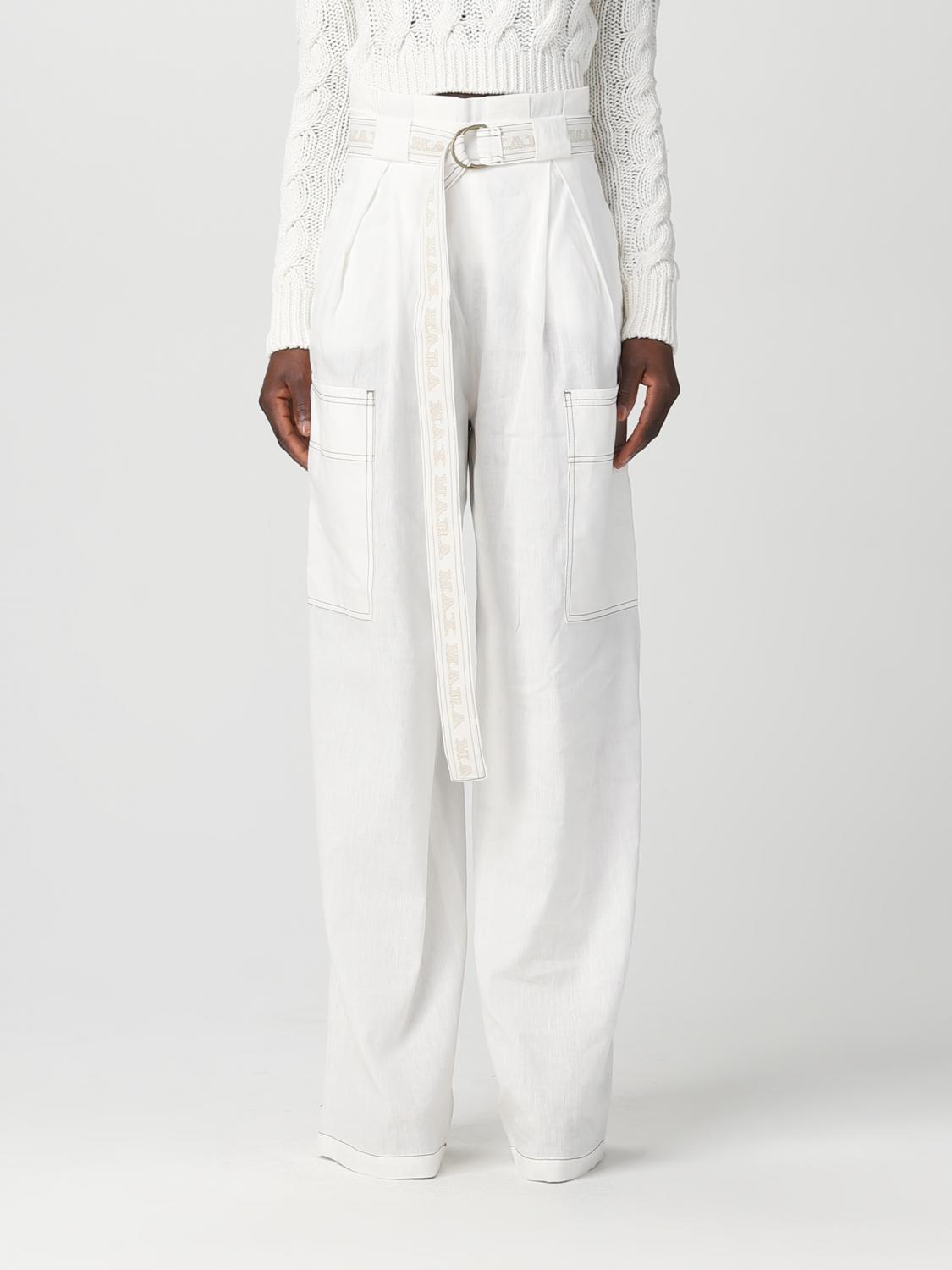 Max Mara - Woman - White - Pants