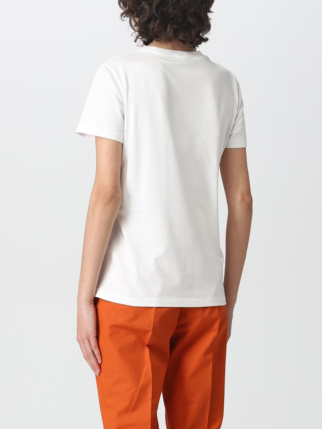 MAX MARA T-SHIRTS: T-shirt Max Mara in cotone, Naturale - Img 3
