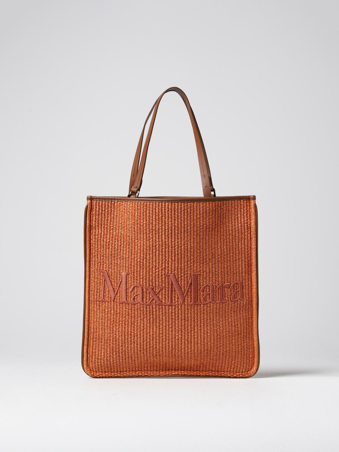 MAX MARA SCHULTERTASCHE: Schultertasche damen Max Mara, Lachs - Img 1