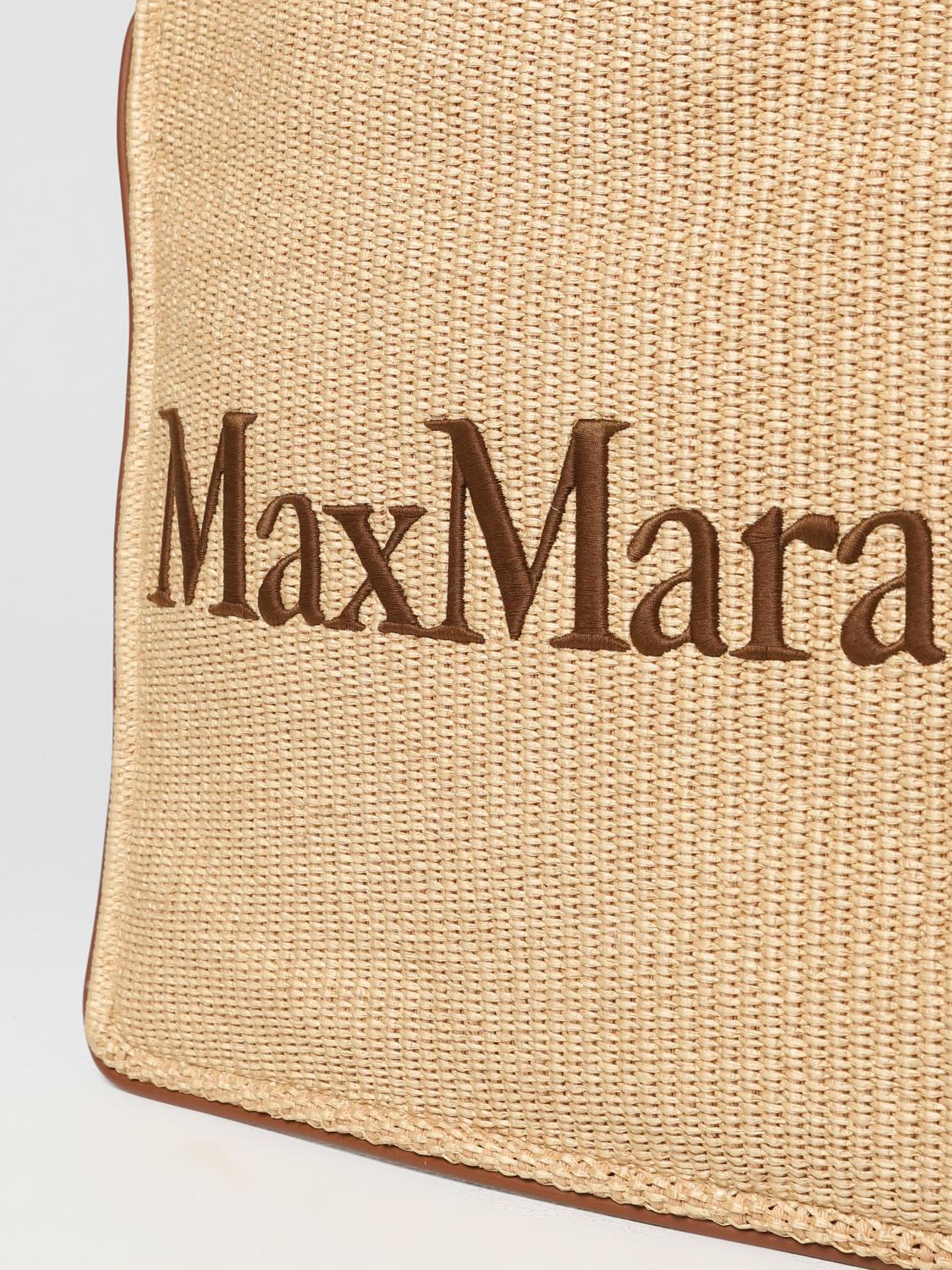 MAX MARA SCHULTERTASCHE: Schultertasche damen Max Mara, Beige - Img 3