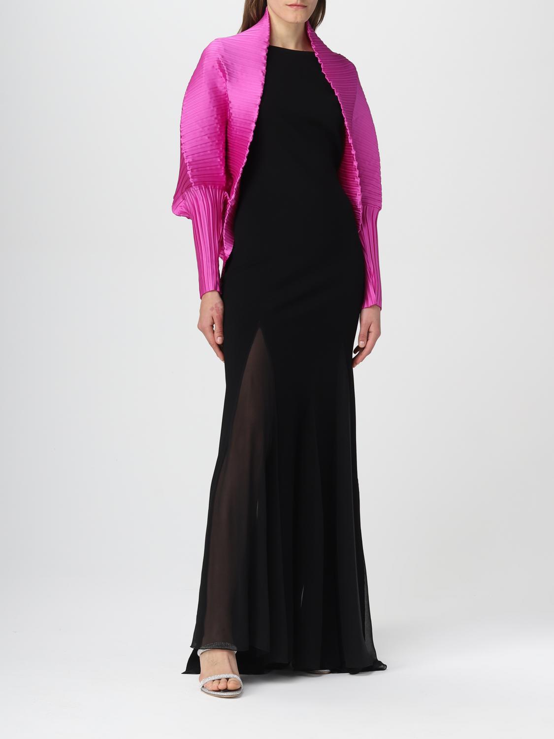 MAX MARA CÁRDIGAN: Capa mujer Max Mara, Fucsia - Img 2