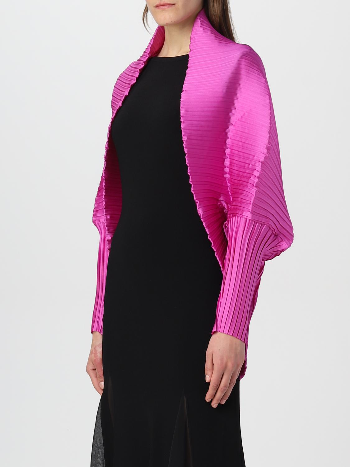 MAX MARA CÁRDIGAN: Capa mujer Max Mara, Fucsia - Img 4