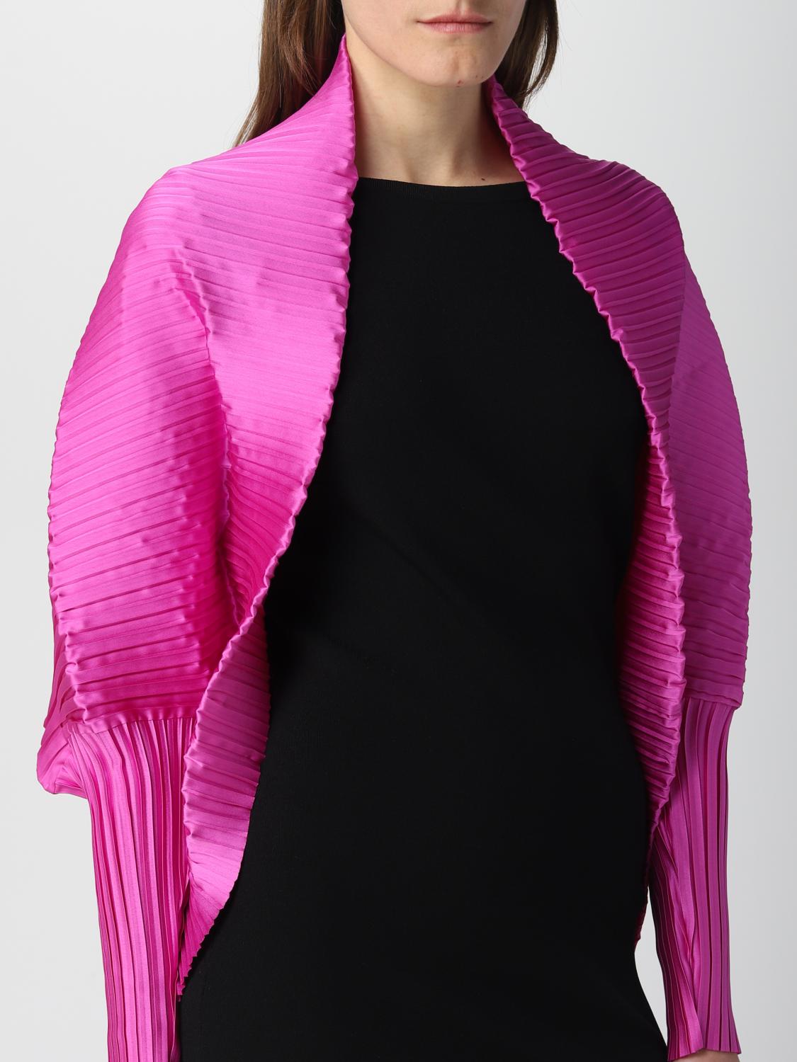 MAX MARA CÁRDIGAN: Capa mujer Max Mara, Fucsia - Img 5