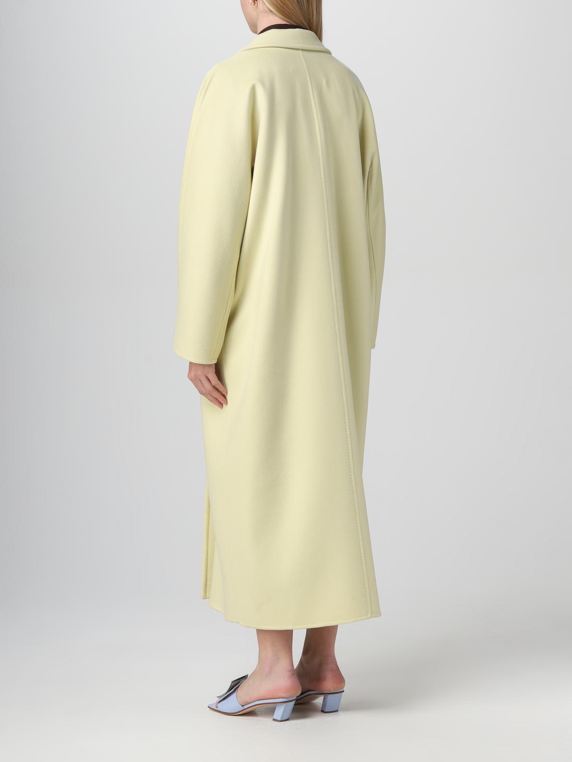 MAX MARA COAT: Max Mara wool and cashmere coat, Yellow - Img 2