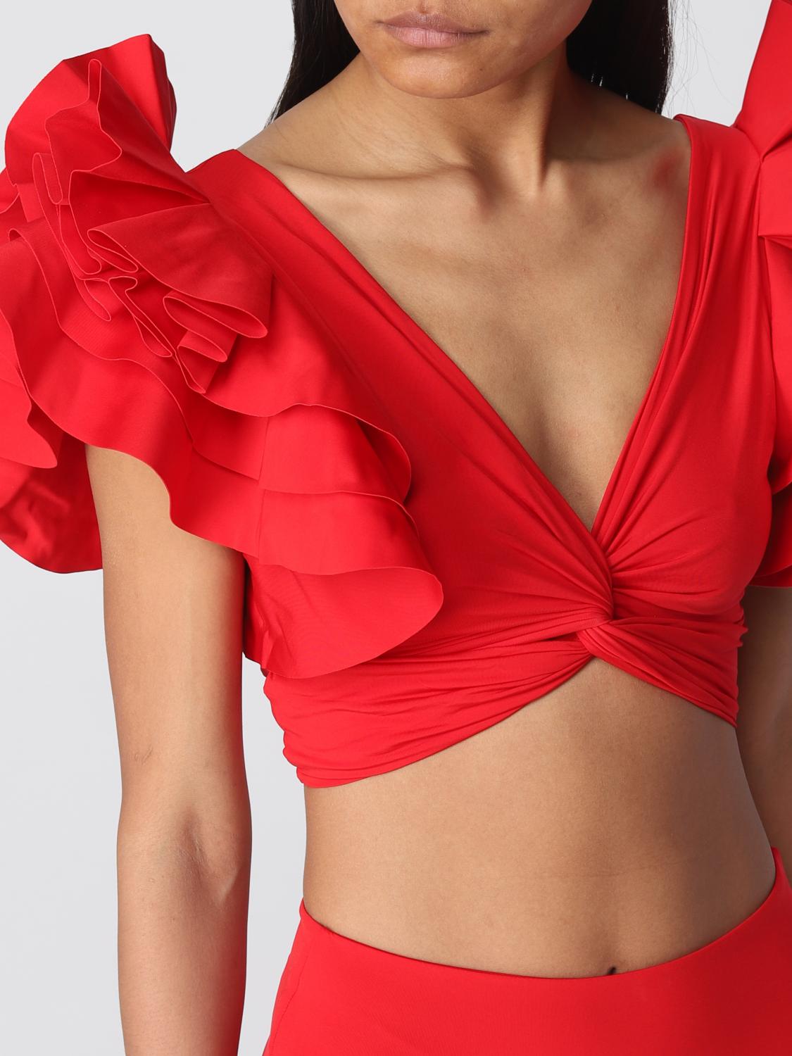 MAYGEL CORONEL COSTUME: Costume Maygel Coronel in lycra, Rosso - Img 3