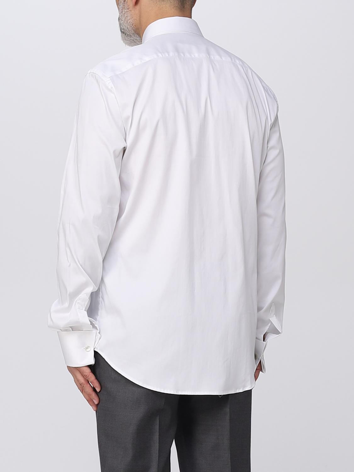 BRIAN DALES CAMICIA: Camicia Brian Dales in misto cotone stretch, Bianco - Img 2