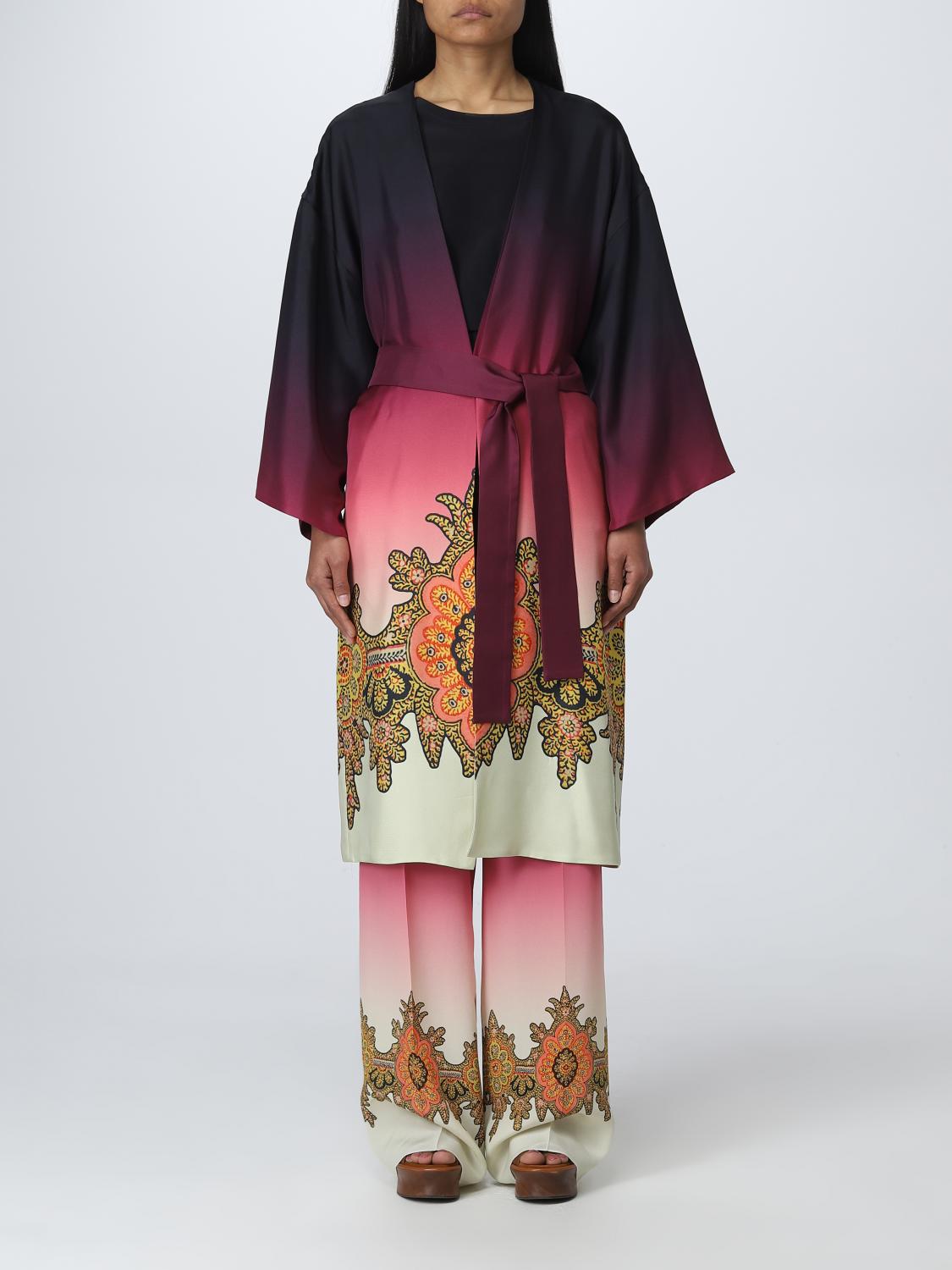 ETRO JACKET: Etro jacket in silk, Pink - Img 1