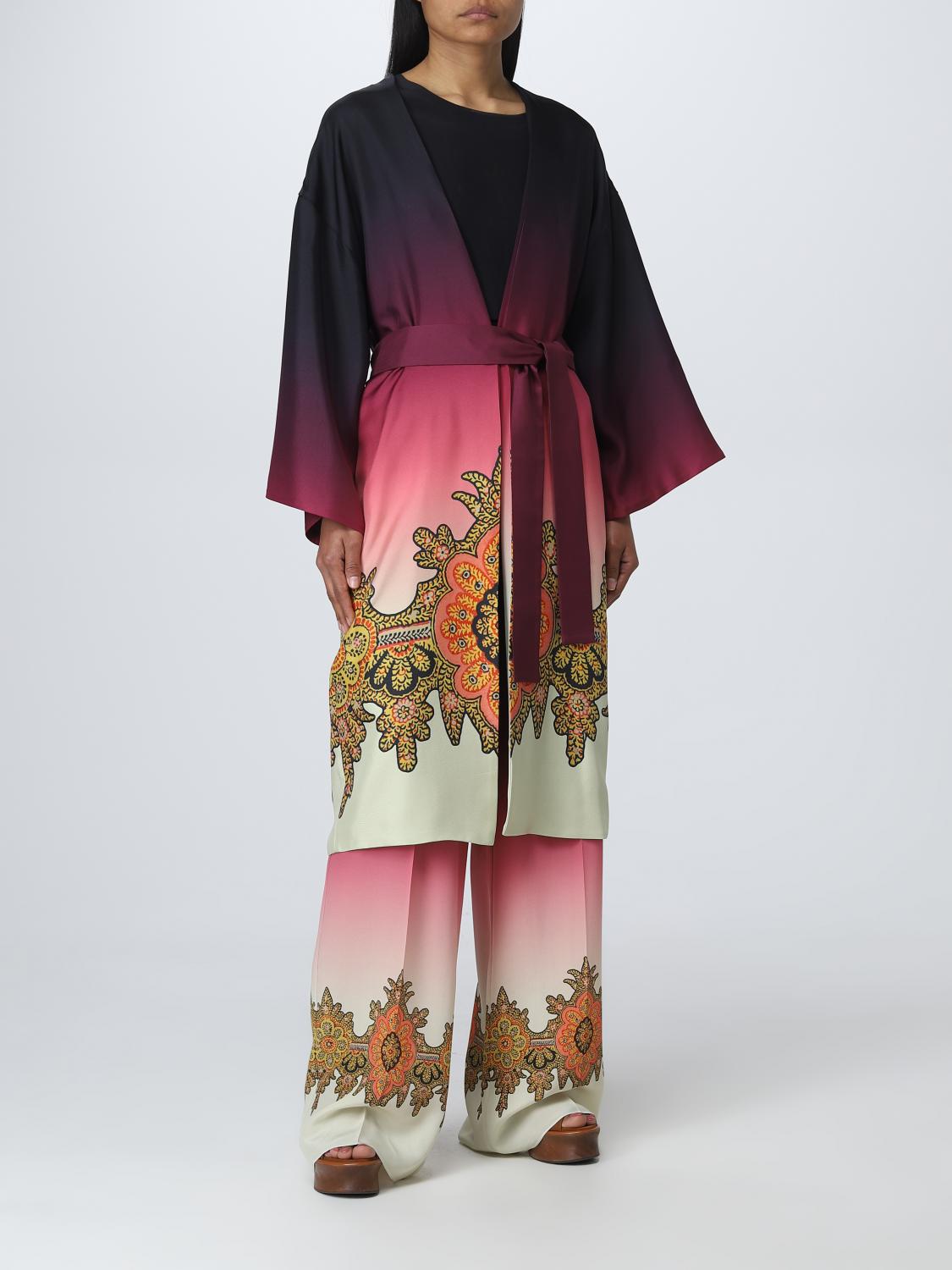 ETRO JACKET: Etro jacket in silk, Pink - Img 2