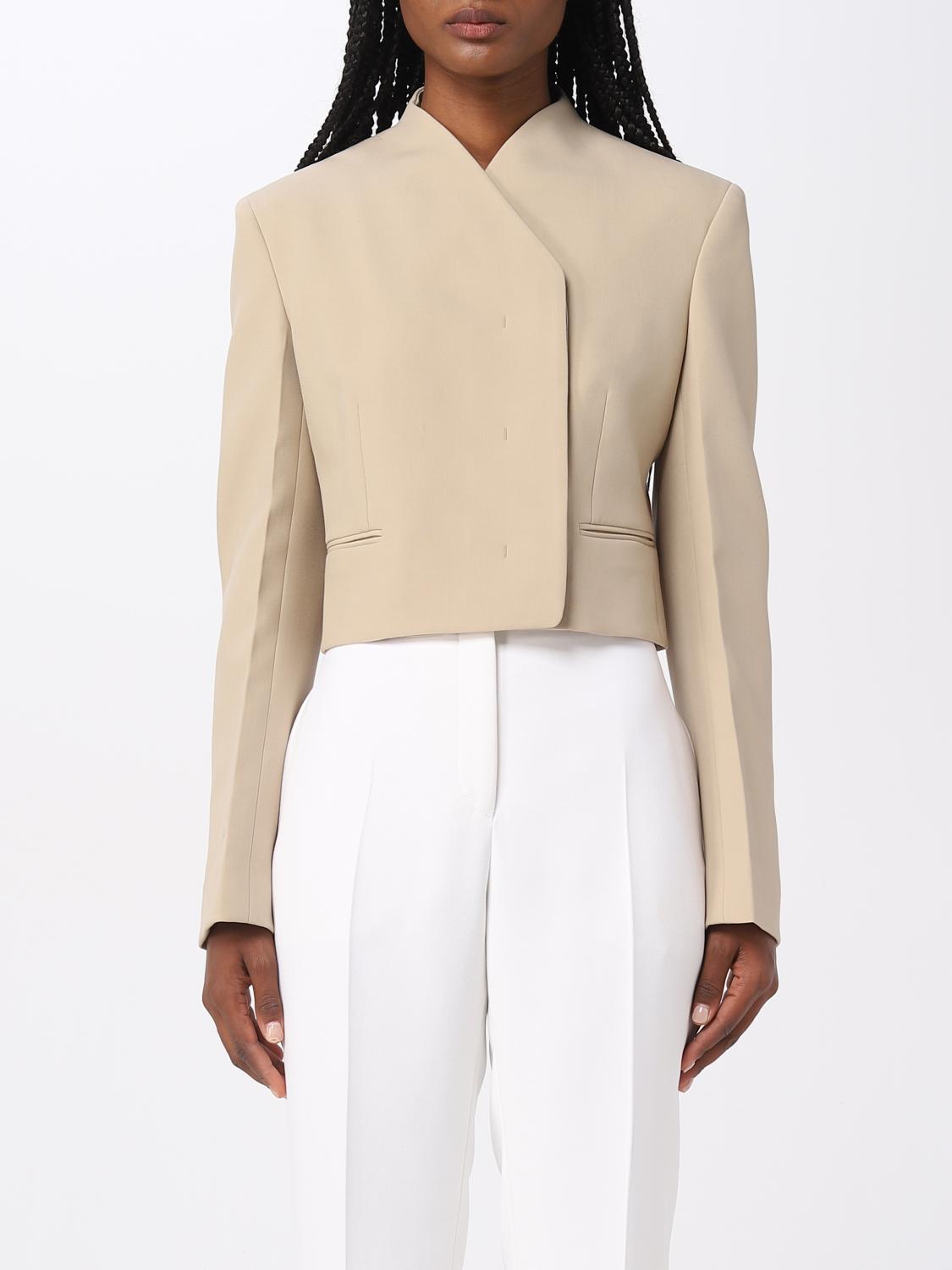 【23AW NEW】FERRAGAMO_woman / ウール ブレザー / Beige FERRAGAMO: Blazer woman - Beige | Ferragamo blazer 13B386
