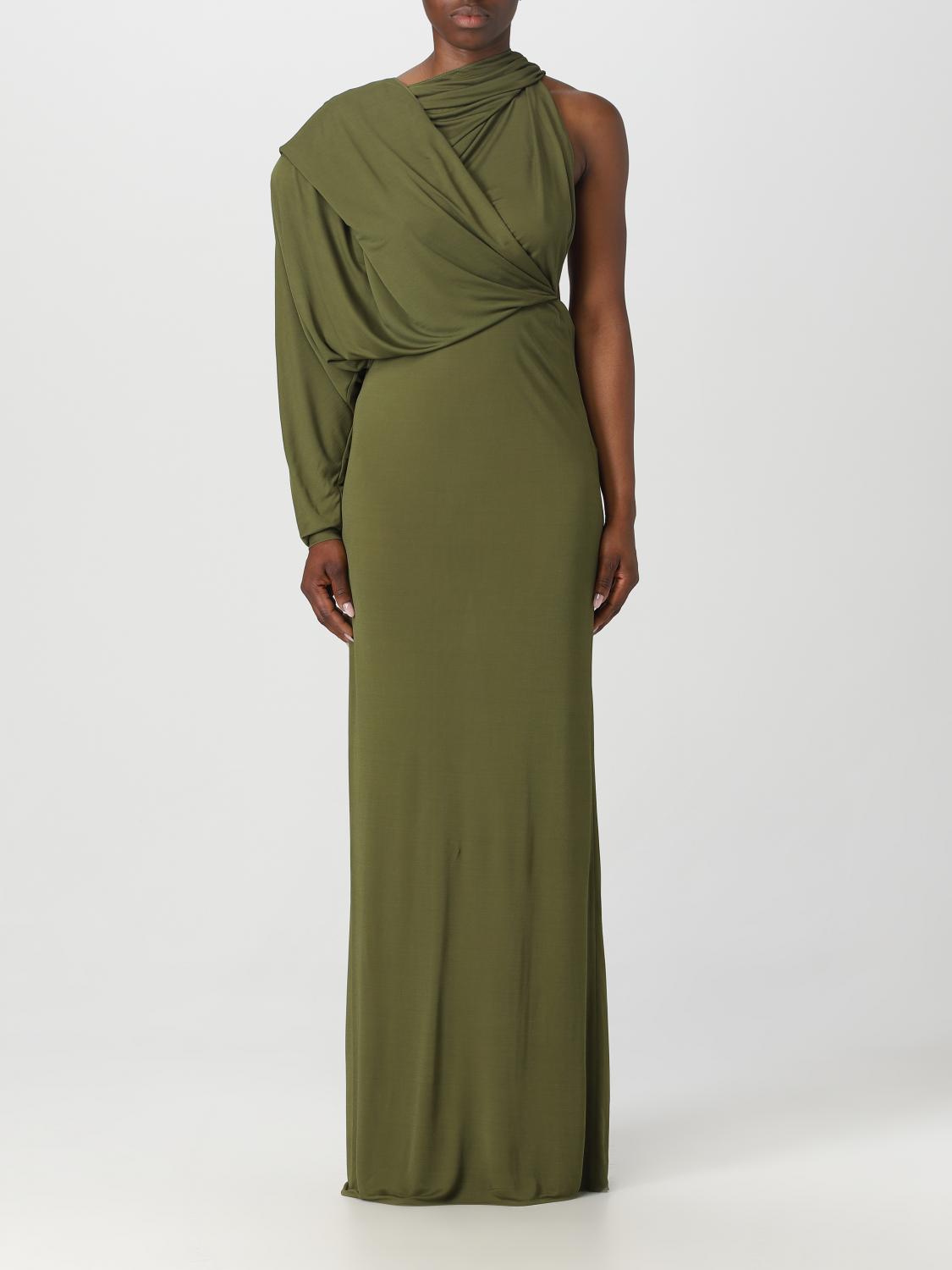 saint laurent green dress woman - mini summer dress