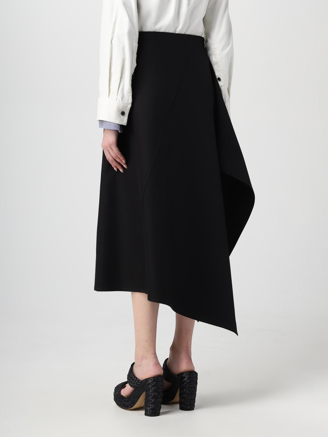 BOTTEGA VENETA: cotton blend skirt - Black | Bottega Veneta skirt